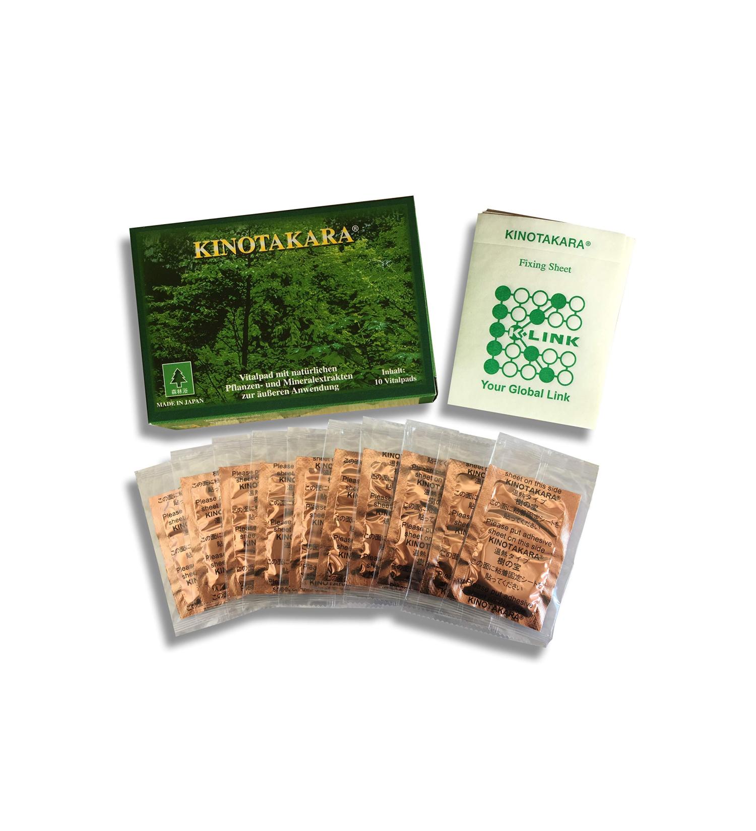 Kinotakara Tree Vinegar Plasters - Premium Japanese Herbal Patches for Pain Relief | K-link - Buy Online on GoSupps.com