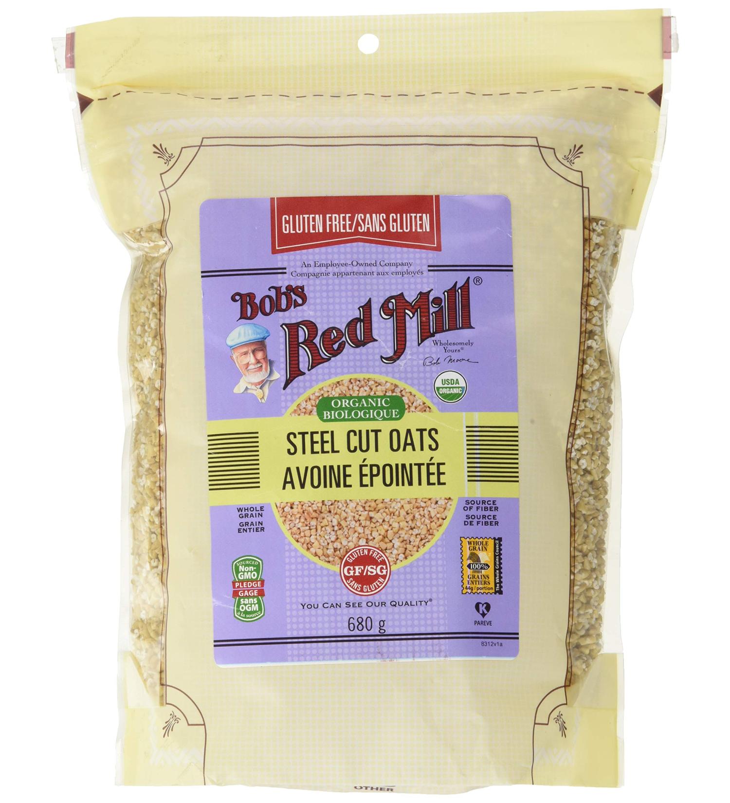 Bob's Red Mill Gluten Free Organic Steel Cut Oats 680 Grams - Buy Online on GoSupps.com