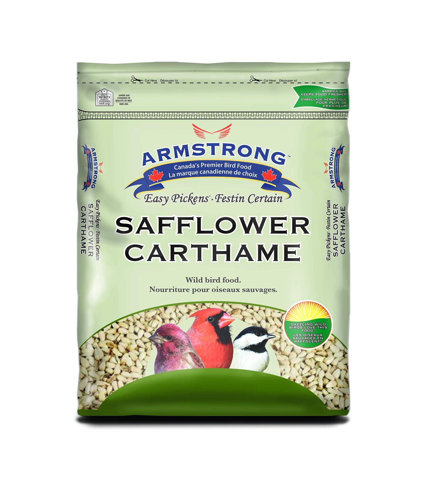 Armstrong Safflower Wild Bird Food 1.8KG (4LB) Bag