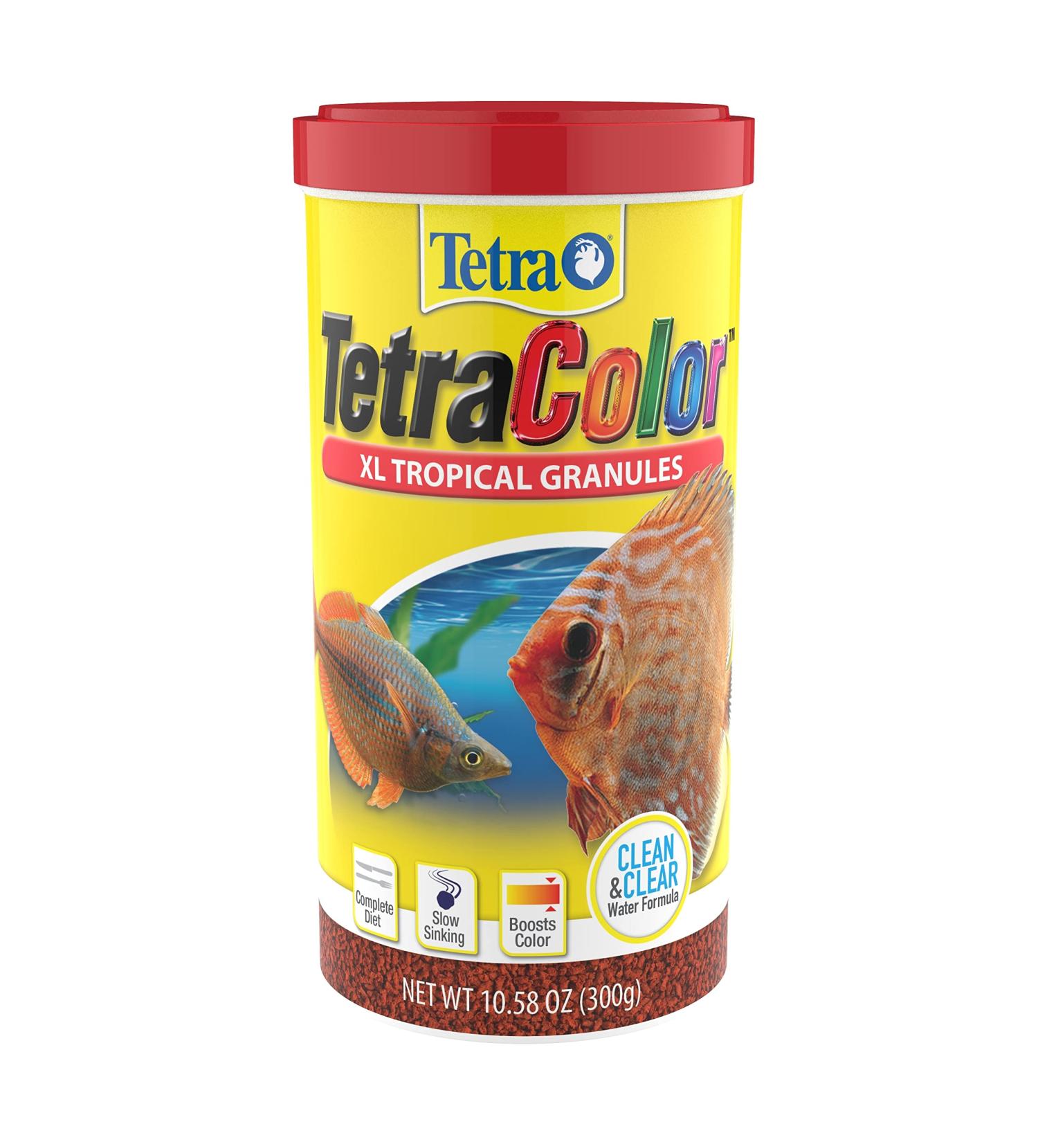 Tetra Tropical XL Color Granules 10.58 oz - Natural Color Enhancer for Vibrant Fish - Pack of 1 - Buy Online on GoSupps.com
