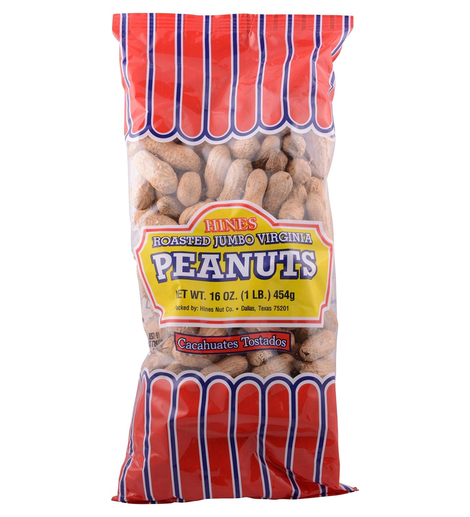 Hines 16 oz Roasted In Shell Peanuts - Fresh and Delicious Snack Option - Buy Online on GoSupps.com