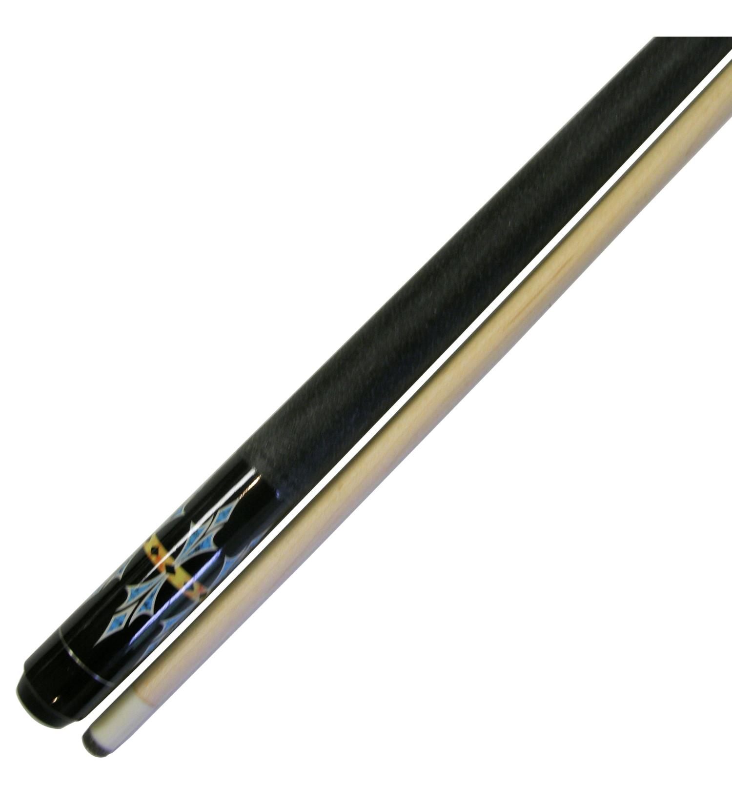 ISZY Billiards Short Pool Cue Stick - 42 inch Canadian Maple - Blue/Black for Billiard Table Sports - Buy Online on GoSupps.com