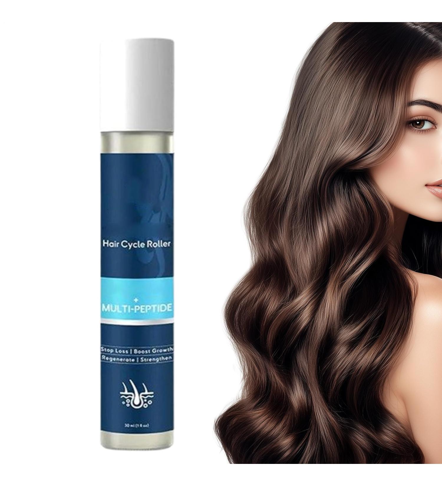 Hair Growth Liquid 30ml Travel Safe Roller Design Hair Repairing Liquid Precision Roller Material Hair Care Accessories for Women Youth Teens Man Son Family - Buy Online on GoSupps.com