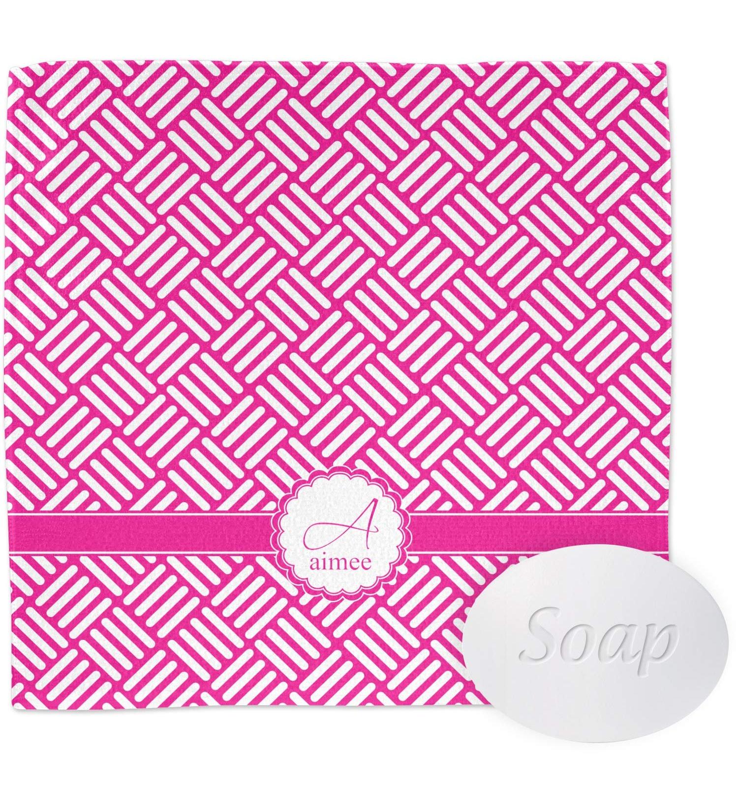 YouCustomizeIt Personalized Square Weave Washcloth