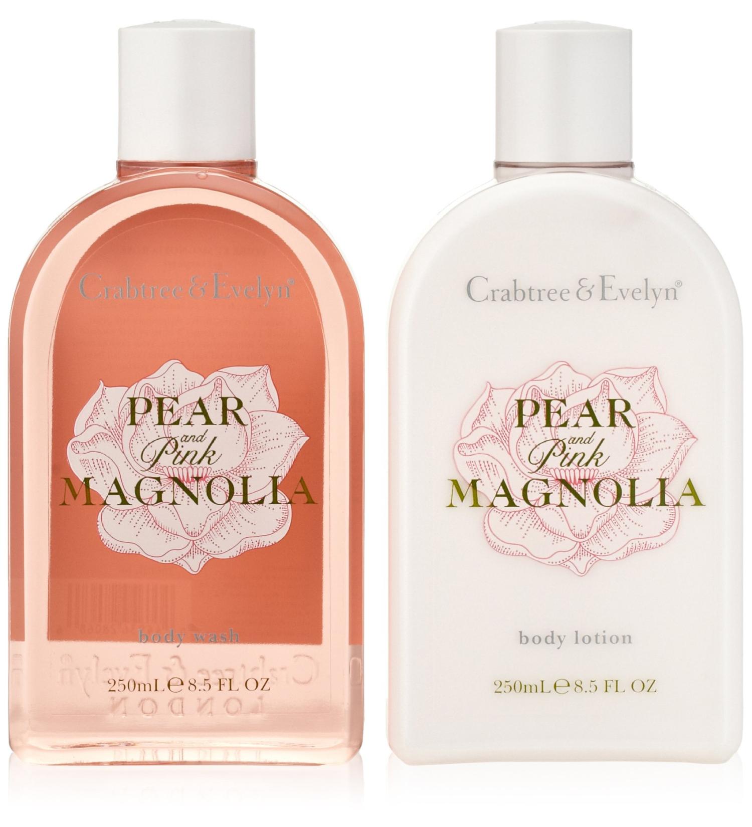 Shop Crabtree & Evelyn Pear and Pink Magnolia Duo | International Shipping Available - Buy Online on GoSupps.com