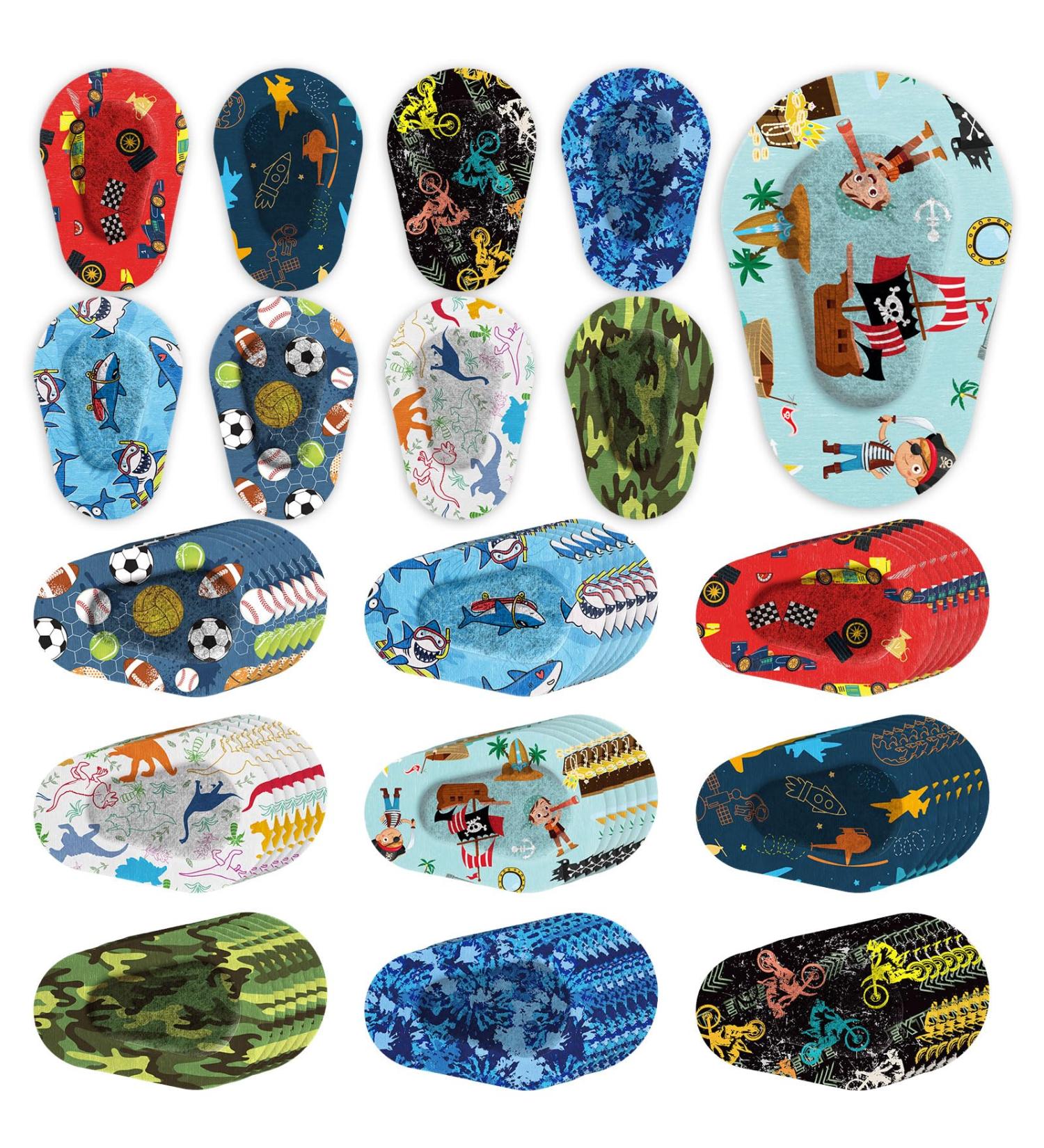 54 Pcs Kids Eye Patches - Fun Designs for Amblyopia & Cross Eye | Adhesive Toddler Eye Patches - Buy Online on GoSupps.com