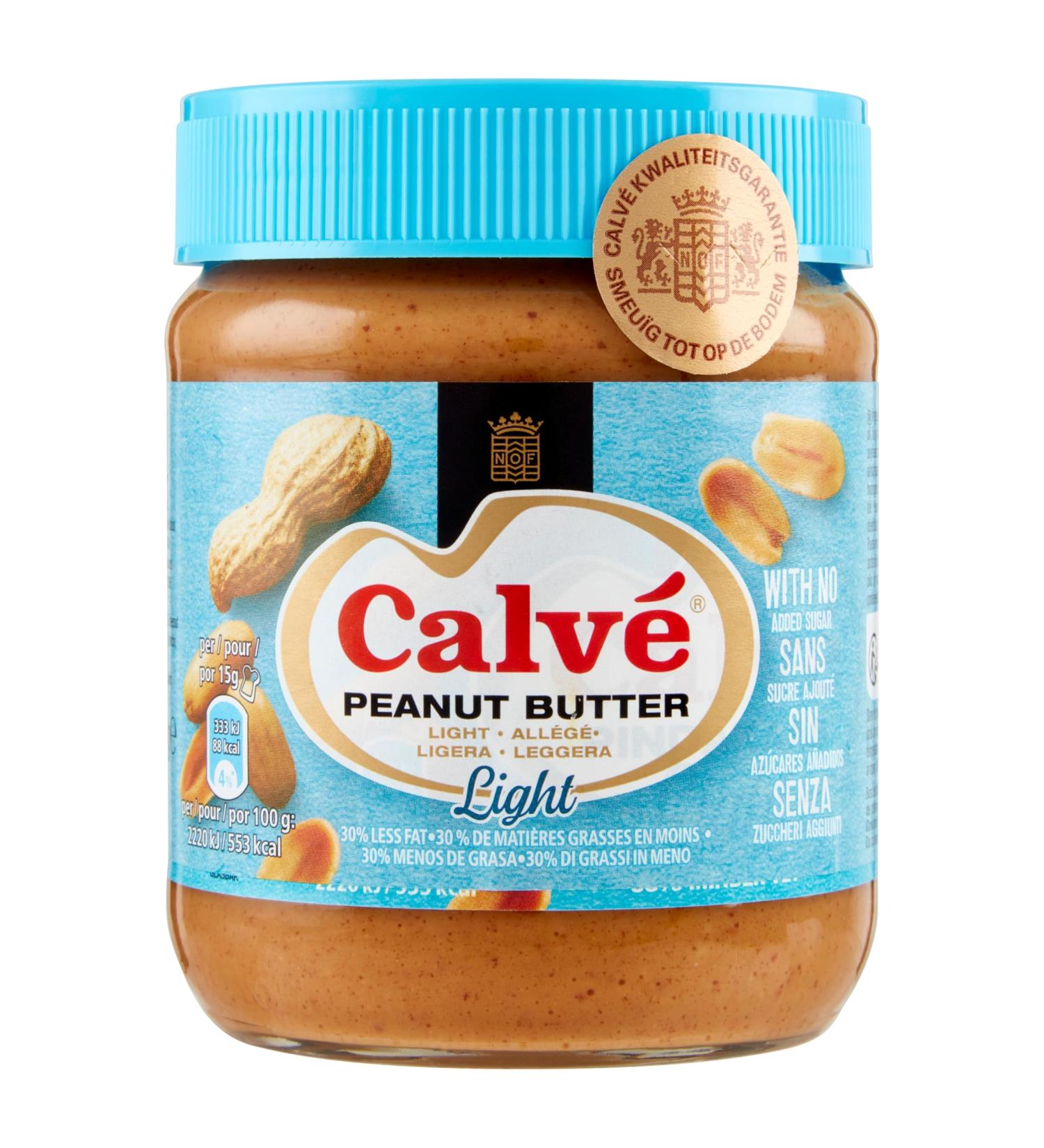Calv Light Peanut Butter | Calv | Light Peanut Butter | Total Weight 350g