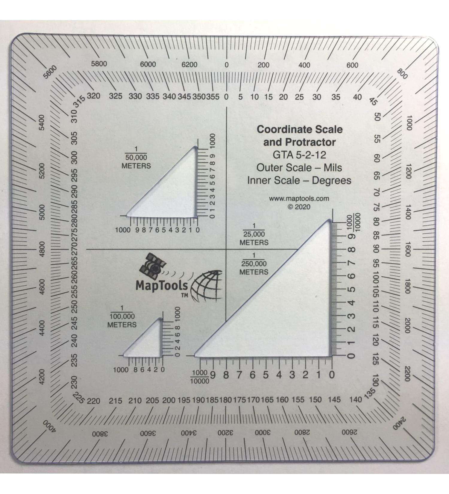 MapTools Military Style UTM/MGRS Coordinate Scale - Buy Online on GoSupps.com