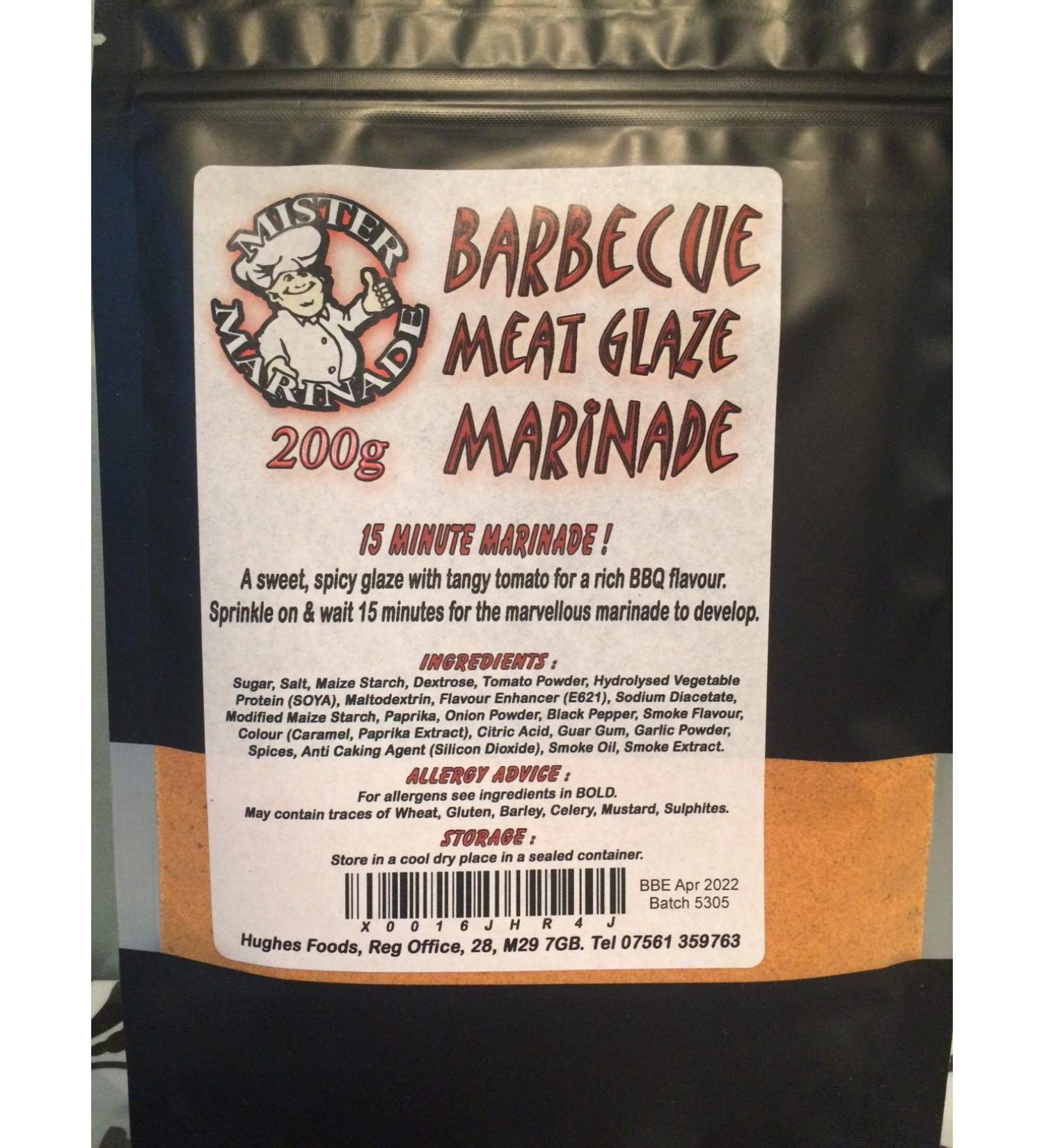 MISTER MARINADE 200g BBQ Rub Marinade - All Flavours | Perfect Meat Glaze for Barbecue - Buy Online on GoSupps.com