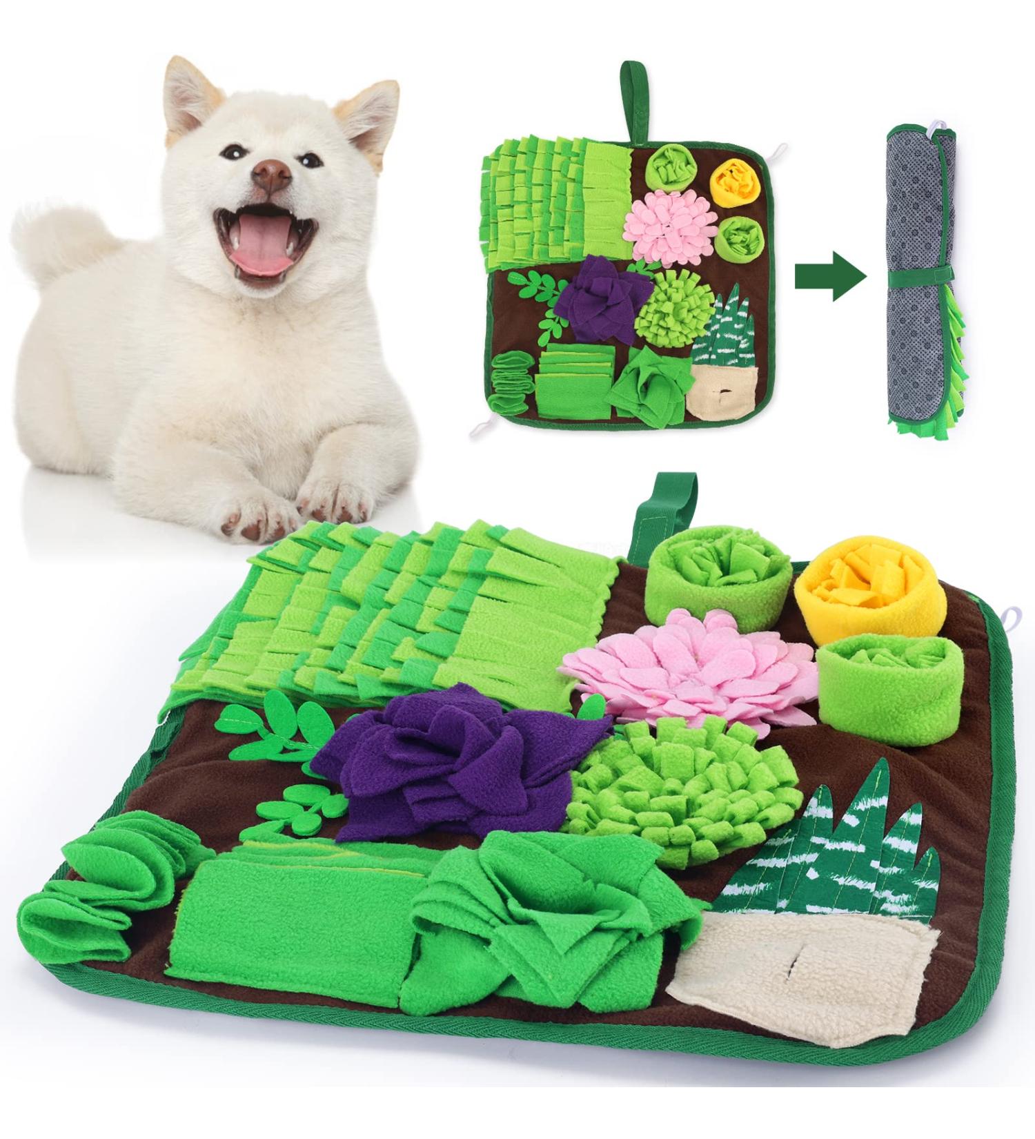 Succulent Snuffle Mat for Dogs and Small Pets - Enrichment Treat Toy | Slow Eating Puzzle for Dogs, Cats, Rabbits, and More | Stress Relief Gift for Pets - Buy Online on GoSupps.com