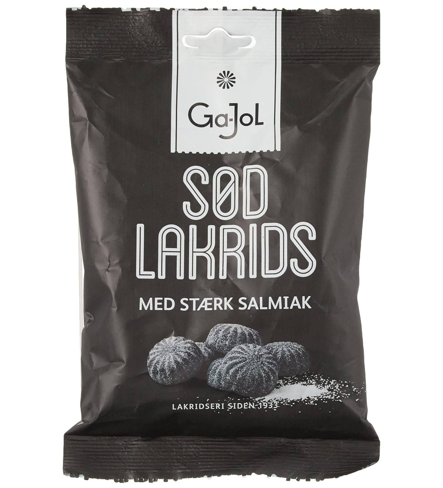 Ga-Jol Liquorice Sod & Salmiak - 140g Pack | Delicious International Treats | Shop Now - Buy Online on GoSupps.com