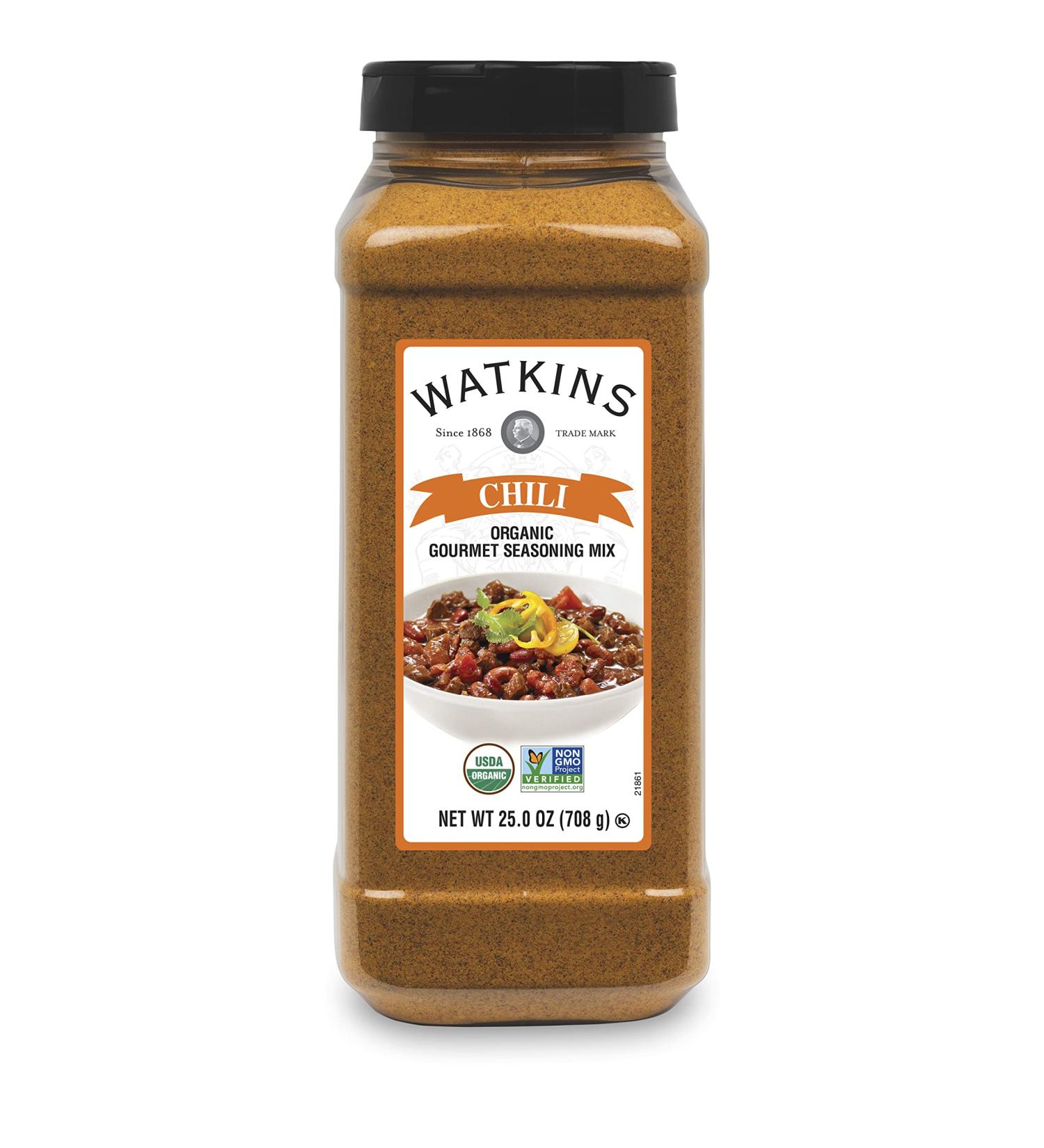 Watkins Organic Gourmet Chili Seasoning Mix - 25.0 oz - Buy Online on GoSupps.com