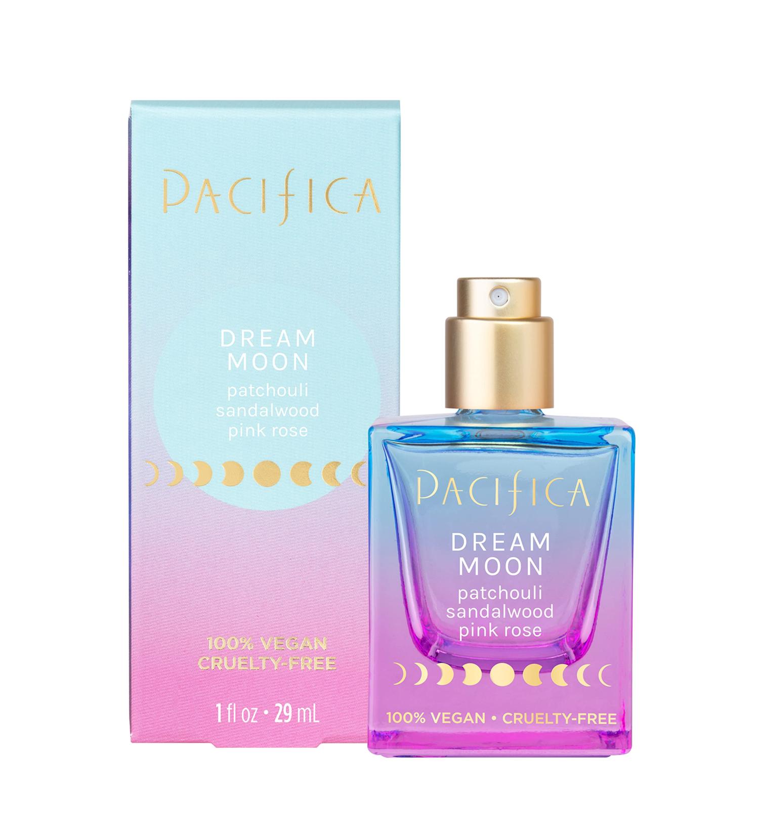 Pacifica Beauty Dream Moon Spray Perfume - Pink Rose, Sandalwood & Patchouli Notes - Natural, Vegan & Cruelty-Free - Buy Online on GoSupps.com
