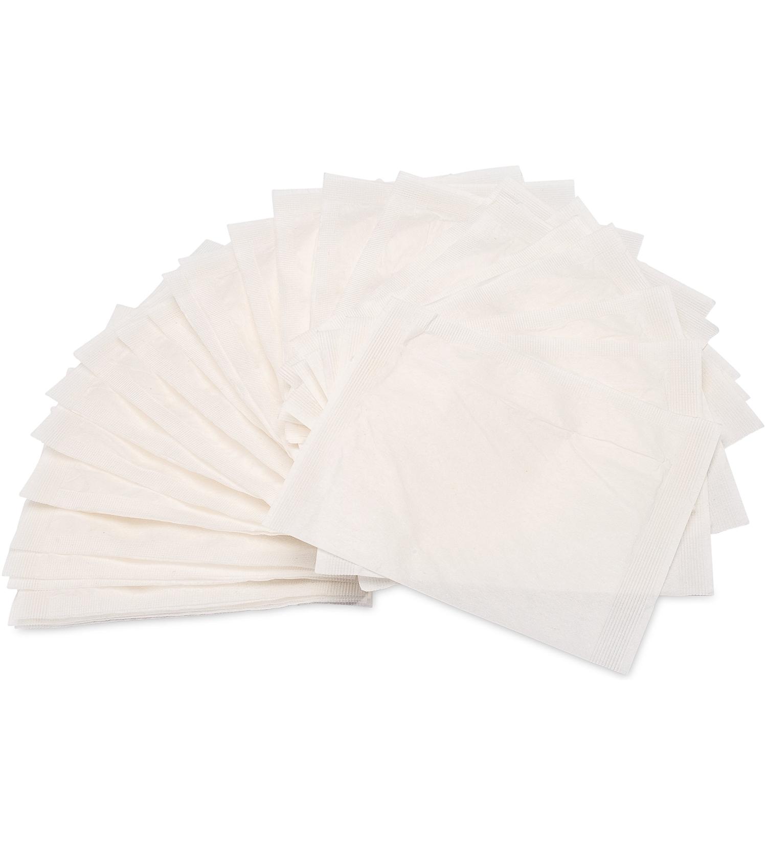 Crinklee Bath Tea Bags Heat Sealable Using an Iron Fill Empty Bags with Bath Salts Essential Oils and Herbs for Aromatherapy Bathing 50 Count Large Bags
