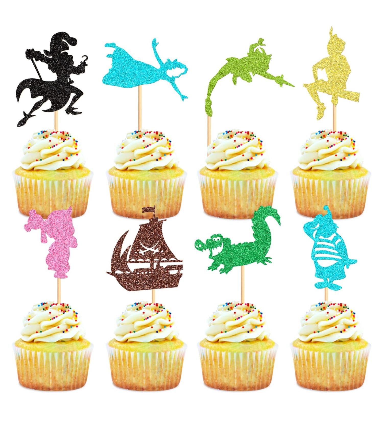 Keaziu 32PCS Fairy Cupcake Toppers Fairy Theme Flower Angel Cupcake Picks Ballet Dancer Spring Wedding Bridal Baby Shower Birthday Party Cake Decorations Supplies green 2 - Buy Online on GoSupps.com