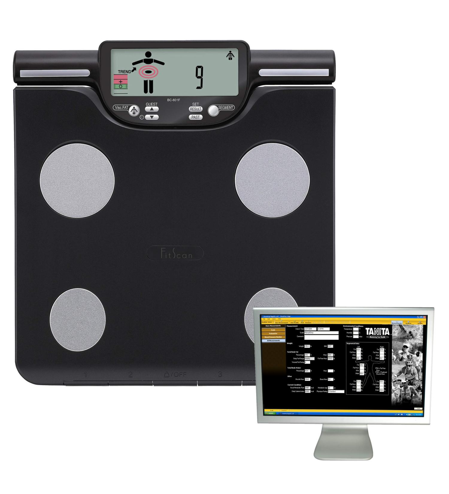Tanita BC-601FS Segmental Body Composition Monitor with SD Card - Track & Analyze Body Composition Easily - Buy Online on GoSupps.com