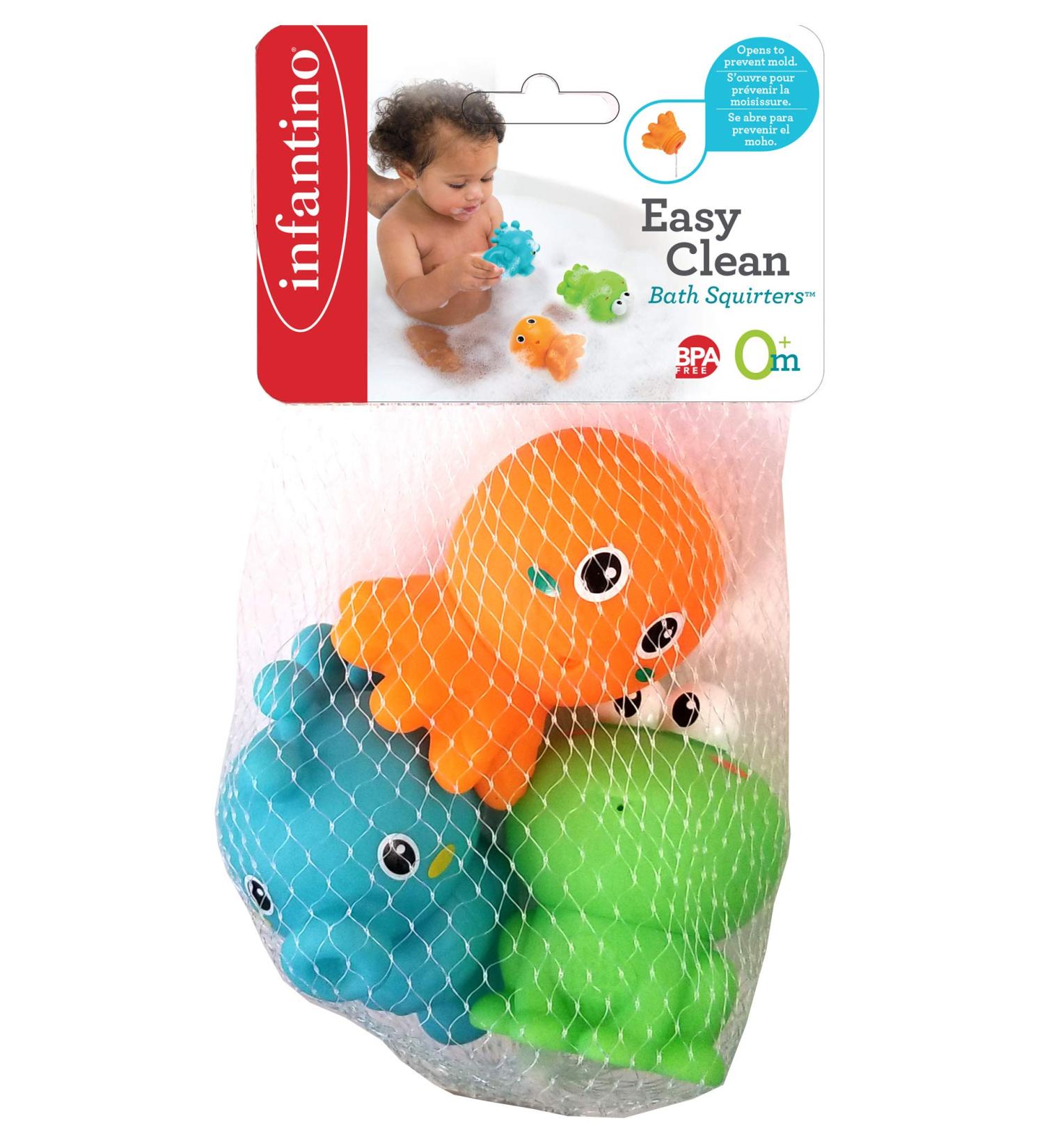 Infantino Senso Bath Fun - 3 Colorful Splashing Friends | Easy to Clean Bath Toys for Kids - Shop Now! - Buy Online on GoSupps.com