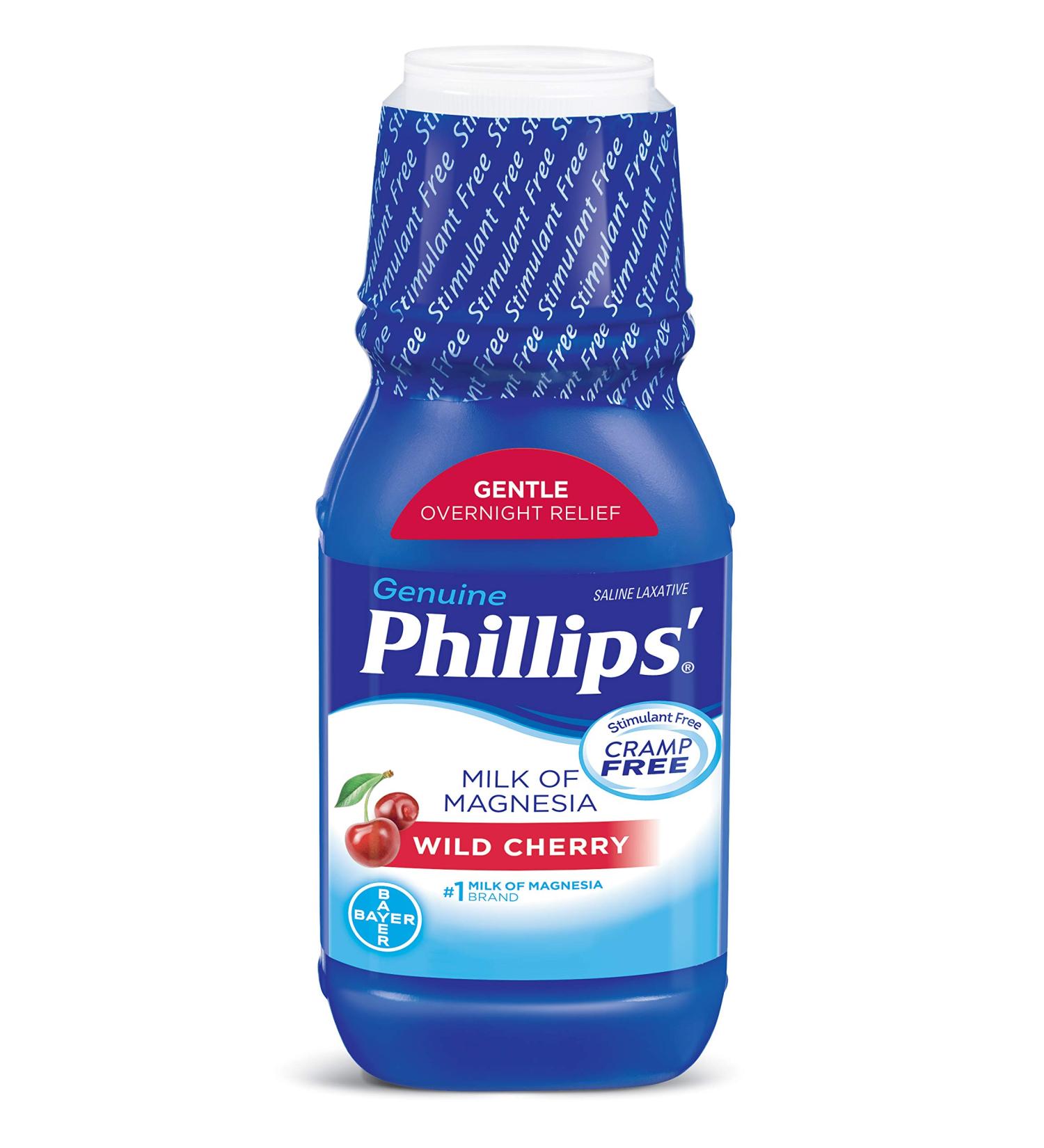 Phillips' Milk of Magnesia Wild Cherry 12 oz