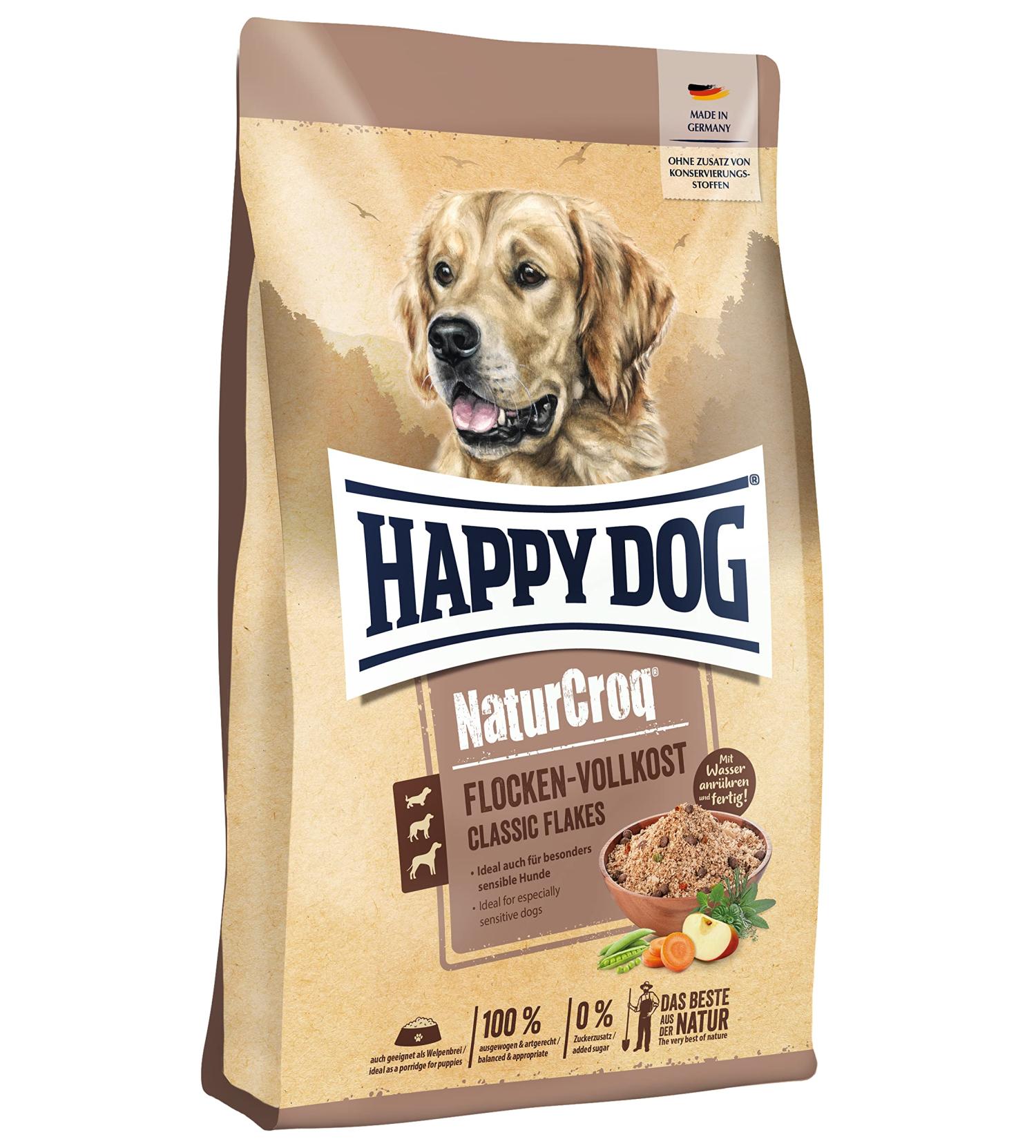 Happy Dog Premium NaturCroq Flakes Full Food 10 kg Happy Dog Premium NaturCroq Flakes Full Food 10 kg 10 kg (1 pack)