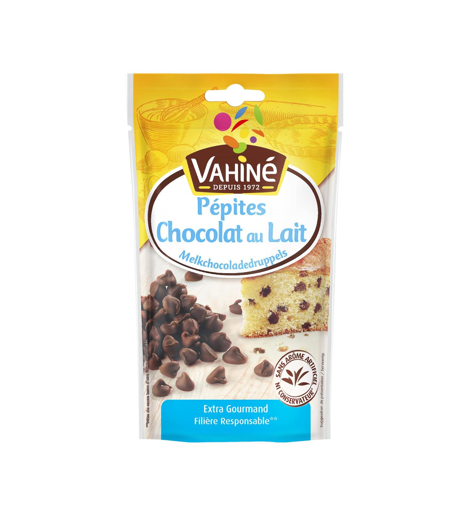 VAHINE - Milk Chocolate Chips 100g