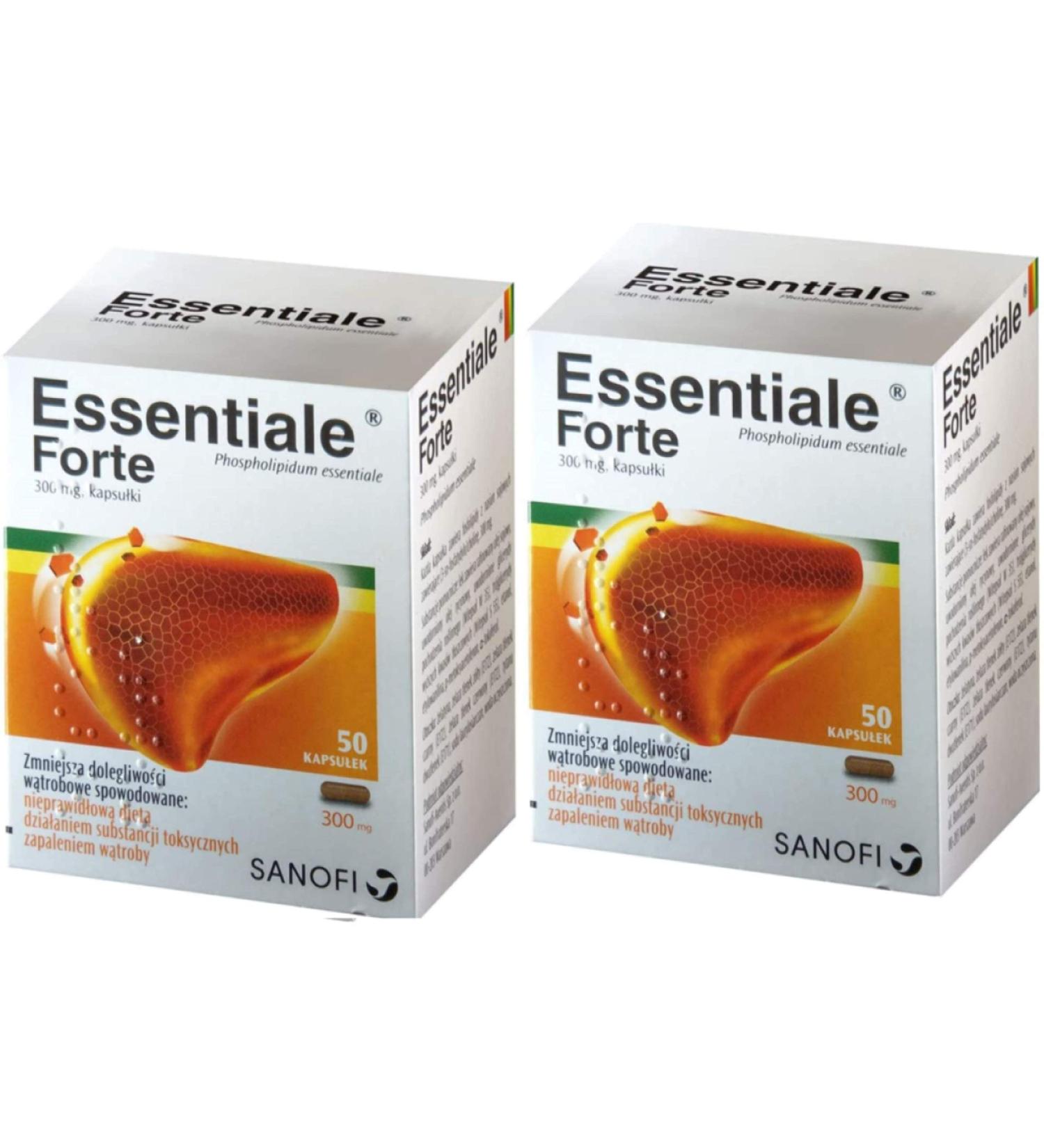  Sanofi Essentiale Forte - Pack of 100 Liver Regeneration and Toxin Purification Capsules 300 mg Non-GMO - Buy Online on GoSupps.com