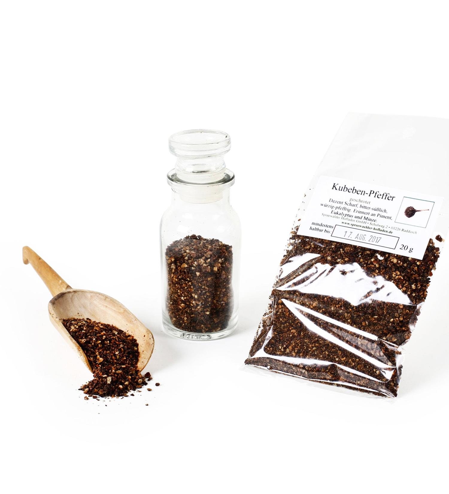  Feine W rze Gourmet Cube Pepper Whole Earth Pepper Indonesia Cube Pepper Coil Pepper Tail Pepper Cubebo Piper Cubeba 20g - Buy Online on GoSupps.com