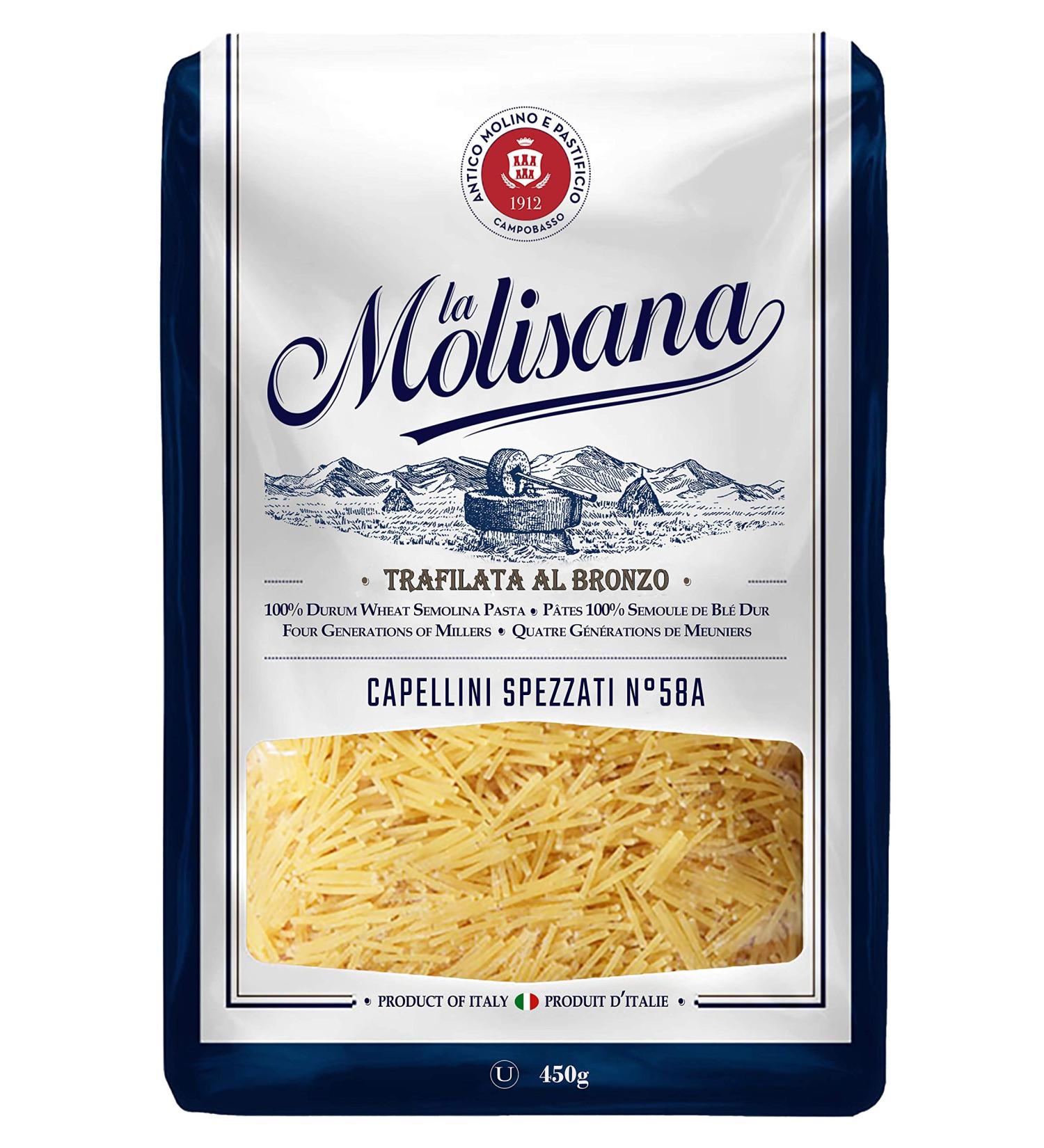 La Molisana Capellini Spezzati N.58A 450g - Buy Online on GoSupps.com