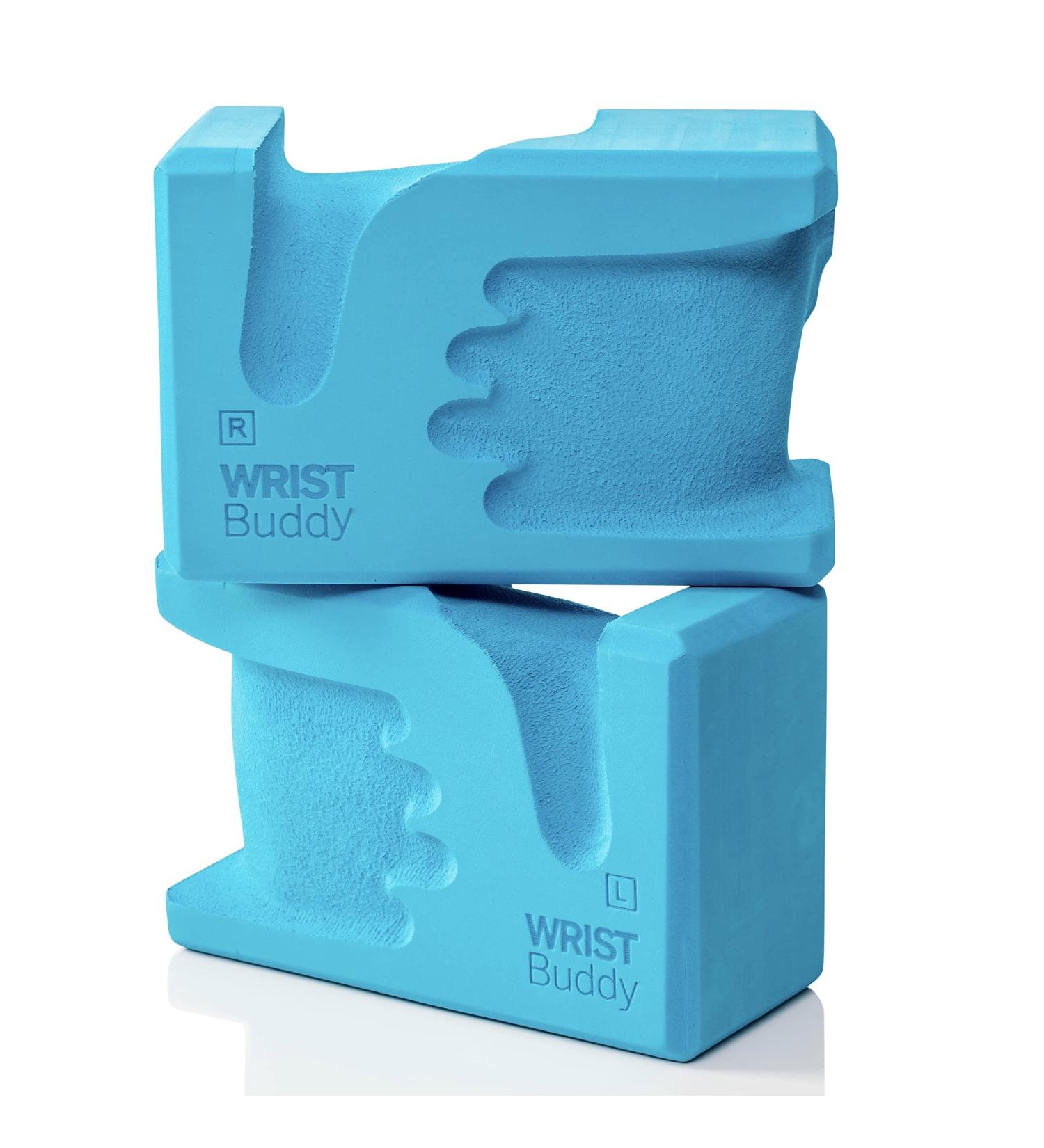 WRIST BUDDY Yoga Blocks - Prime Comfort for Wrist Pain Relief | Set of 2 EVA Foam Blocks for Balance and Fitness | Yoga Accessories for Home Workouts - Teal - Buy Online on GoSupps.com