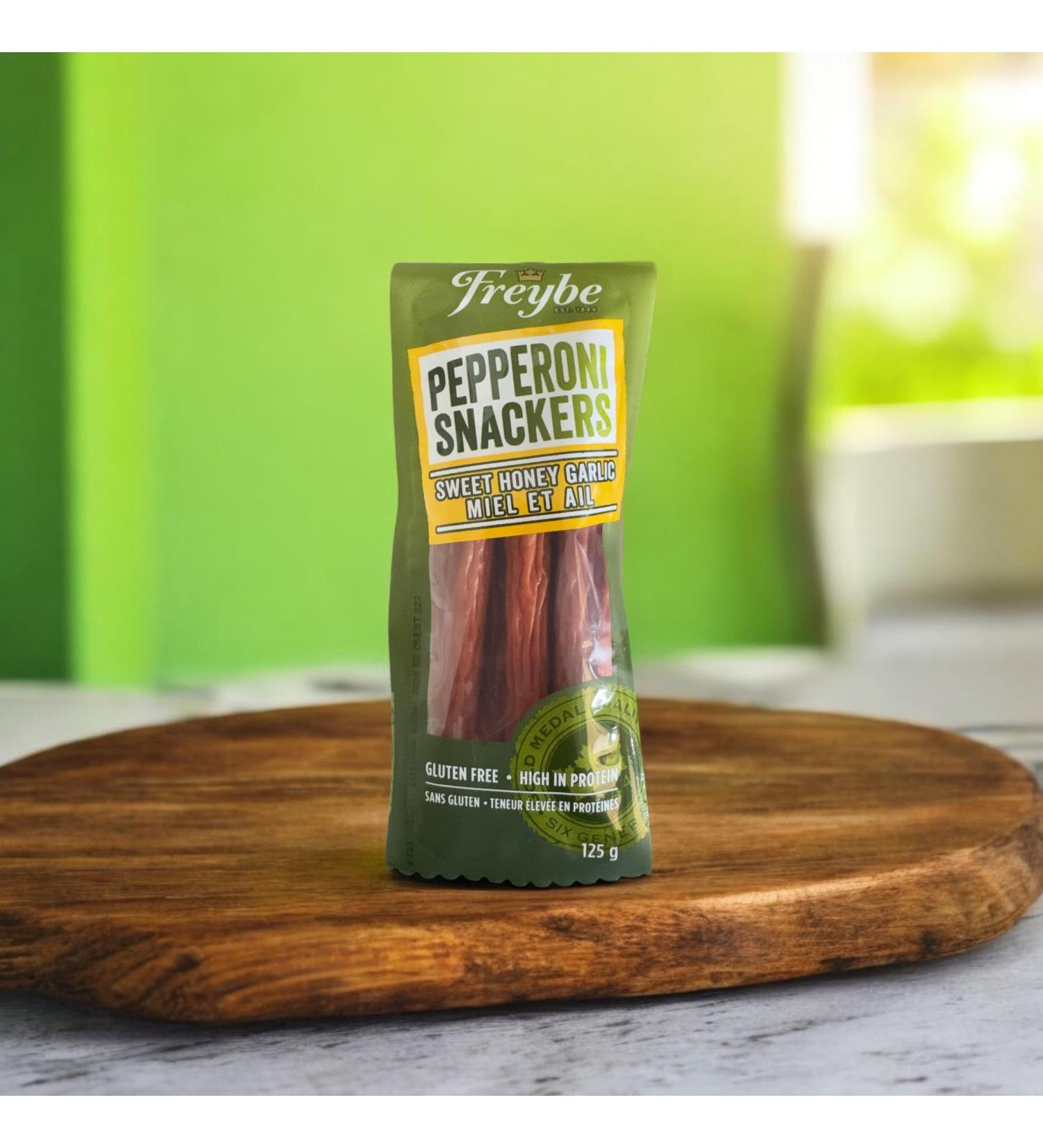 Freybe Pepperoni Snacker Sweet Honey Garlic 125g