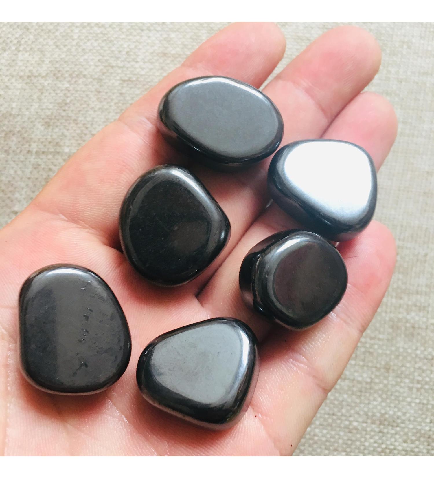 Natural Crystal Rough 6pc Natural Stones Bulk Hematite Tumbled Stone Crystal Stones - Buy Online on GoSupps.com