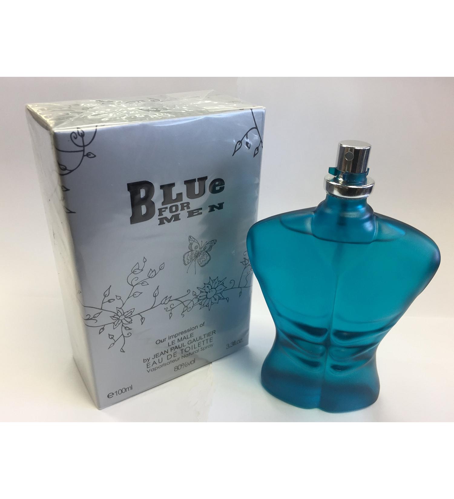 Blue for Men Our impression of Le Male by Jean Paul Gaultier 100ml 3.3 Oz - Buy Online on GoSupps.com