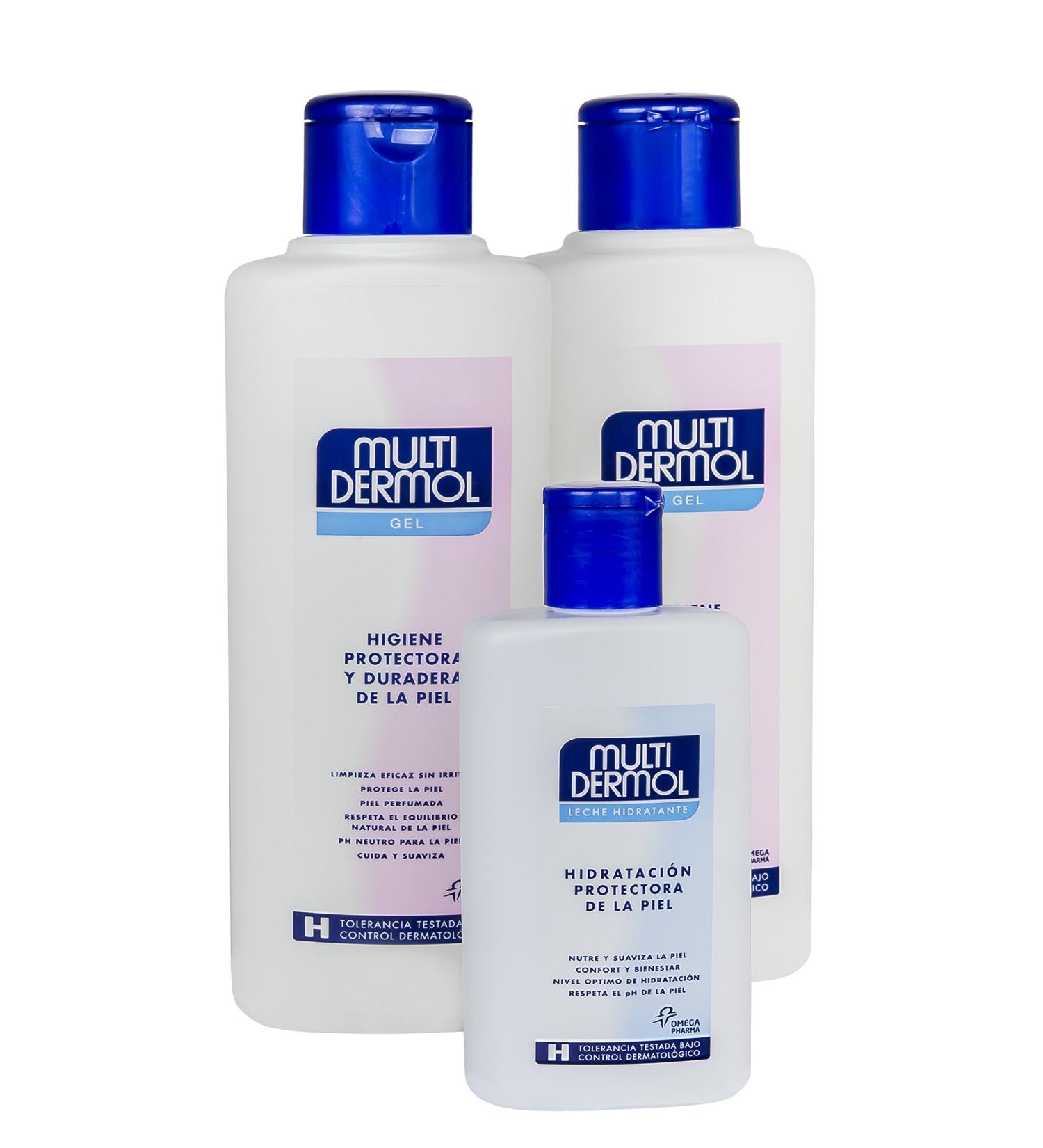 Multidermol Gel Pack 2X750Ml +Leche