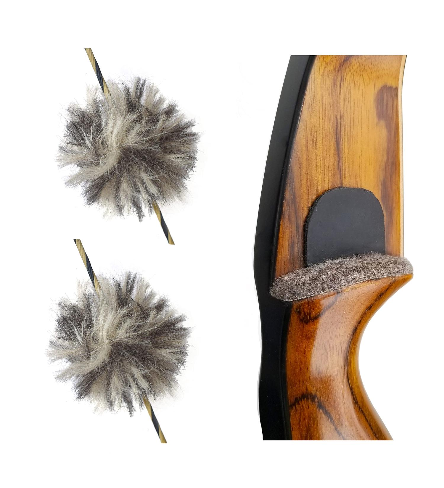 Wolf Navajo Bow String Silencer Combo Pack - Traditional Style for Recurve Bow | Archery String Silencers & Arrow Rest Set - Buy Online on GoSupps.com