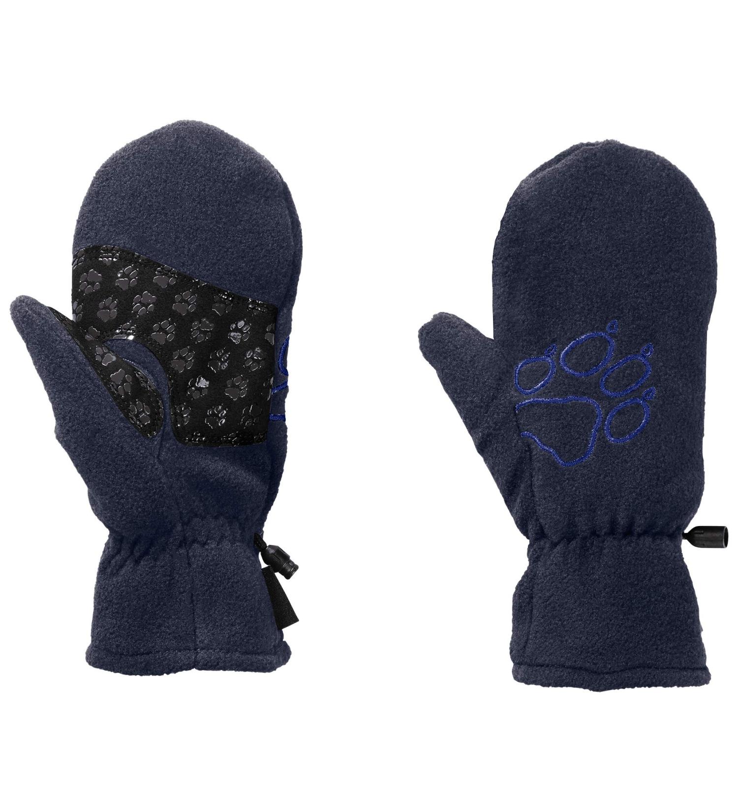 Buy Jack Wolfskin Kids Fleece Mittens 116 - Midnight Blue | International Shipping Available - Buy Online on GoSupps.com