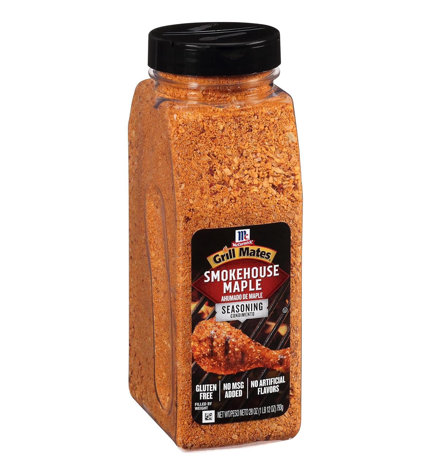 McCormick Grill Mates Smokehouse Maple Seasoning Container of Smokehouse Maple Seasoning - 28 Oz - Buy Online on GoSupps.com