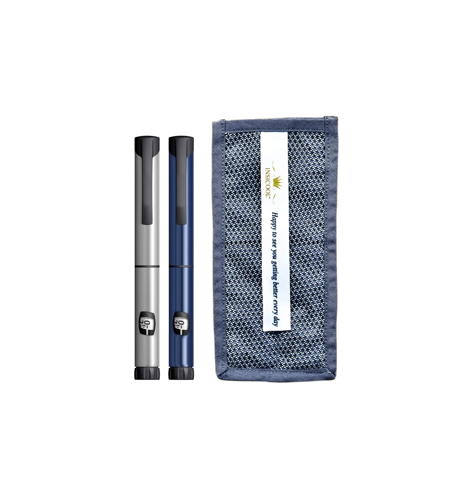 Insicool Insulin Cooling Case Duo - Grey | Keep Medication Cool on the Go - Buy Online on GoSupps.com