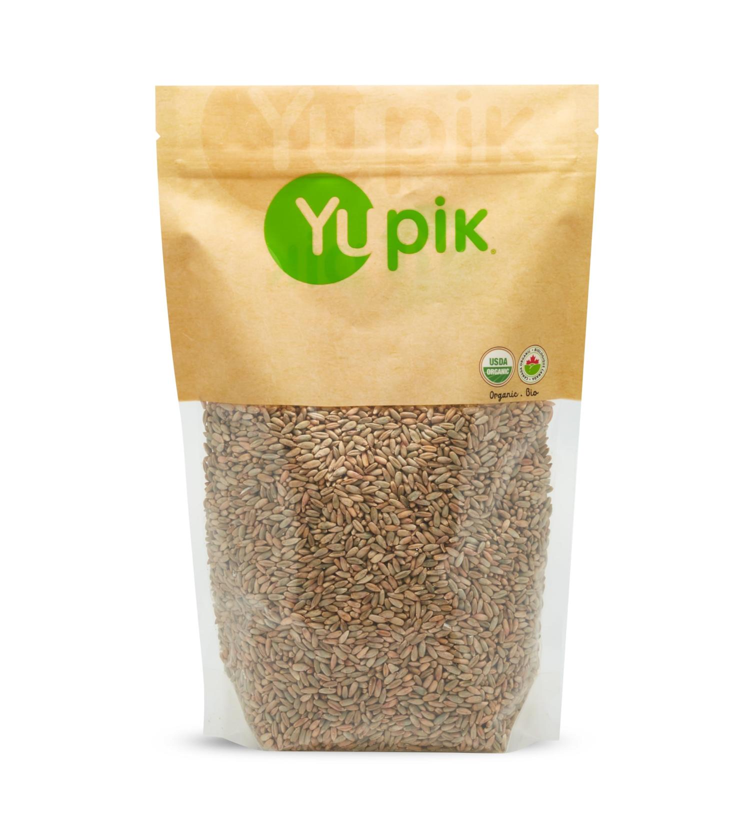 Yupik Organic Rye Kernels 1 kg Non-GMO Vegan Kosher Raw Whole Grains Salt-Free Oil-Free Source of Fiber Ideal for Cooking & Sprouting 1 kg (Pack of 1) - Buy Online on GoSupps.com