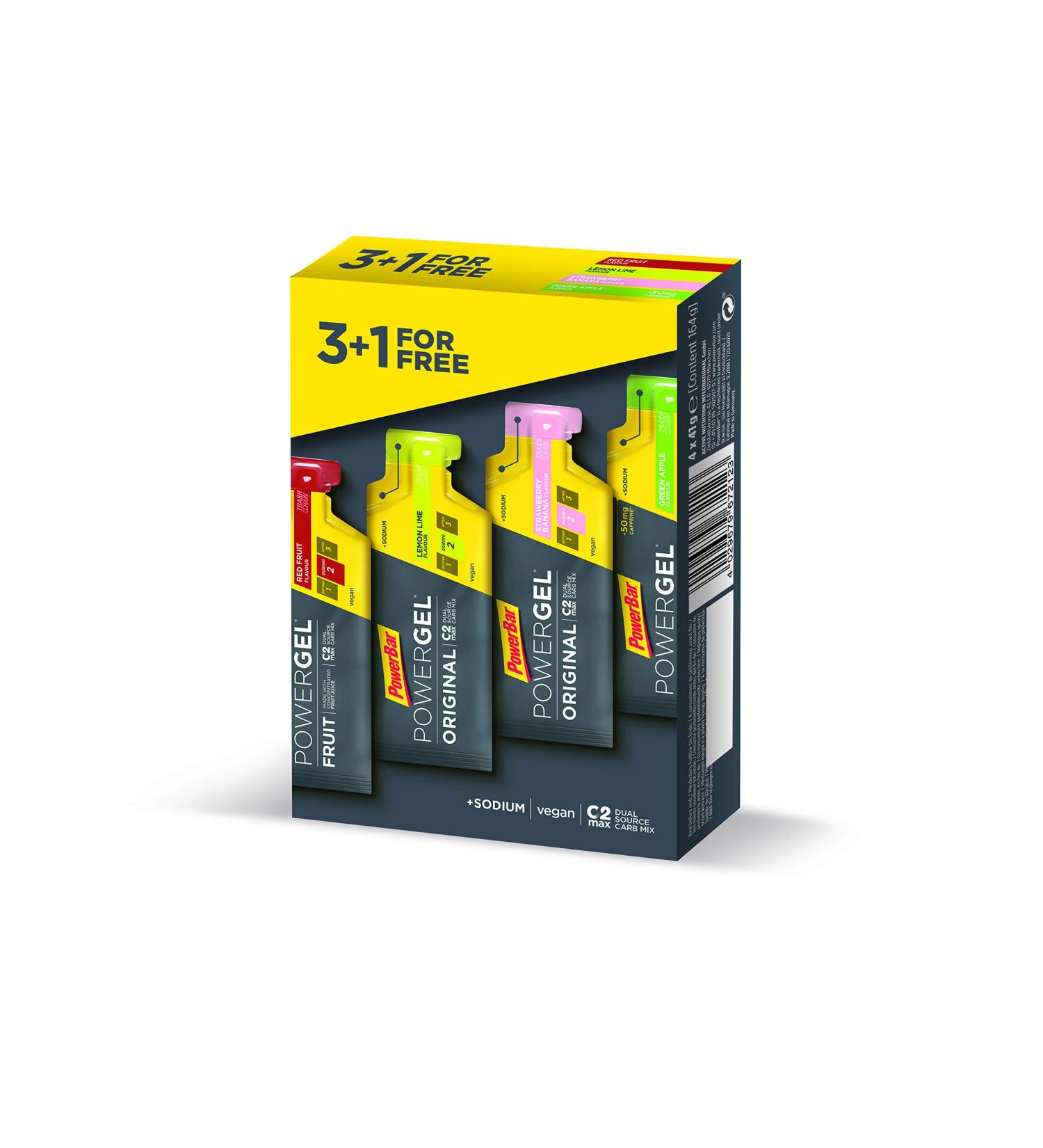 Buy Powerbar Powergel Promo Pack - 3+1 Free | International Shipping Available - Buy Online on GoSupps.com