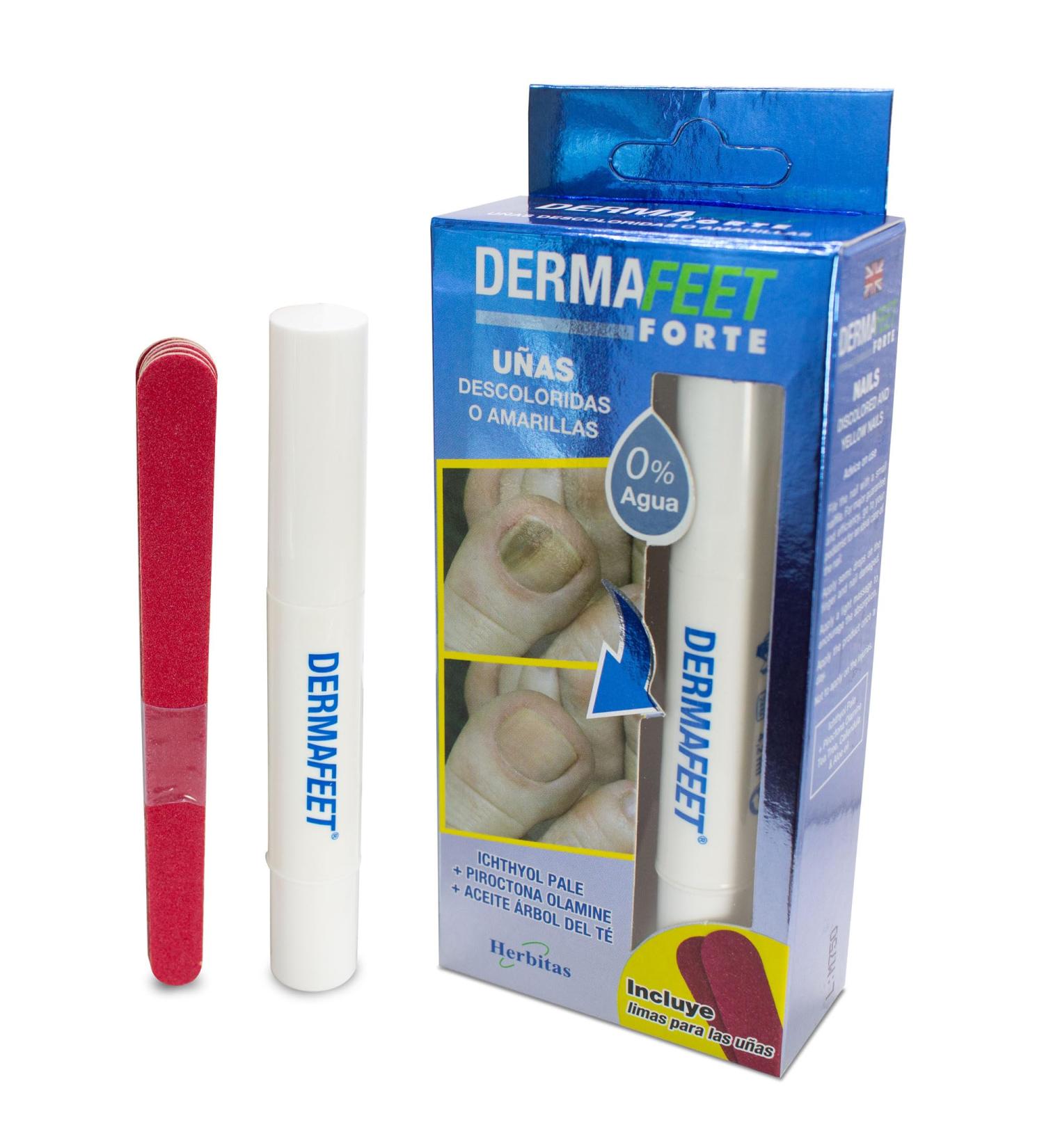 Med-Fit Dermafeet Nail Pen for Discolored and Yellow Nails - Easy Nail Stain Removal and restore your nail to its natural colour - Buy Online on GoSupps.com