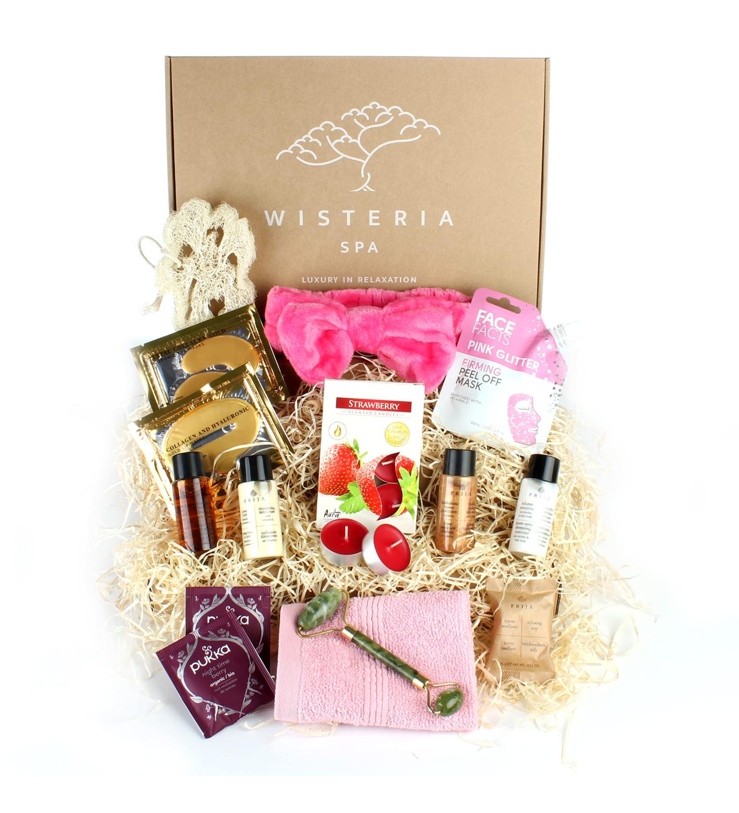 Wisteria Spa Soothing Pamper Hamper Gift Set for Women - Relax and unwind with this luxurious self-care package - Buy Online on GoSupps.com