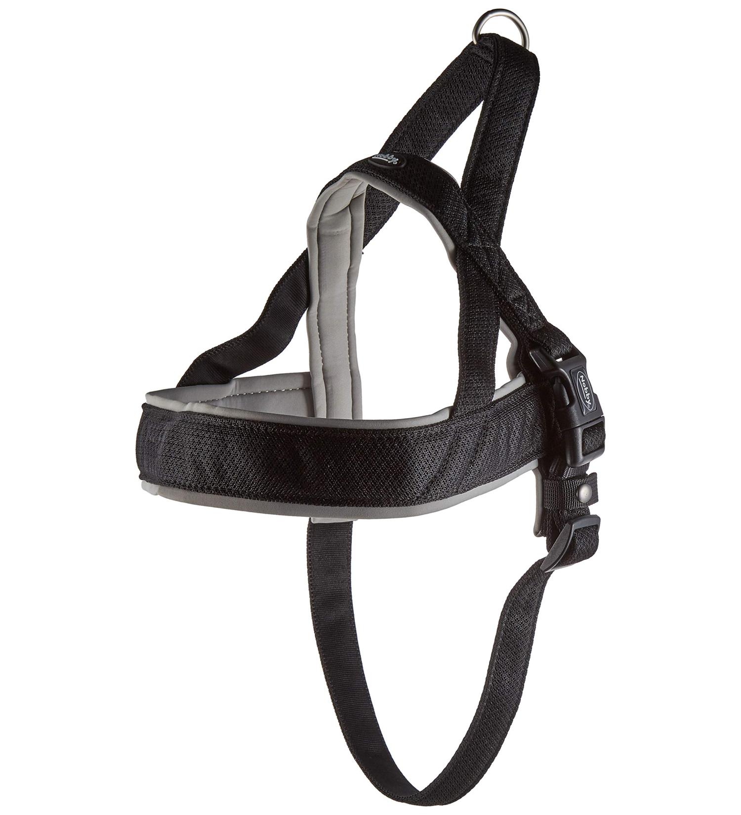 Nobby Norwegian Mesh Preno Harness - Grey L-XL (68-85 cm 54 cm 40/45 mm) for Comfortable Pet Travel - Buy Online on GoSupps.com
