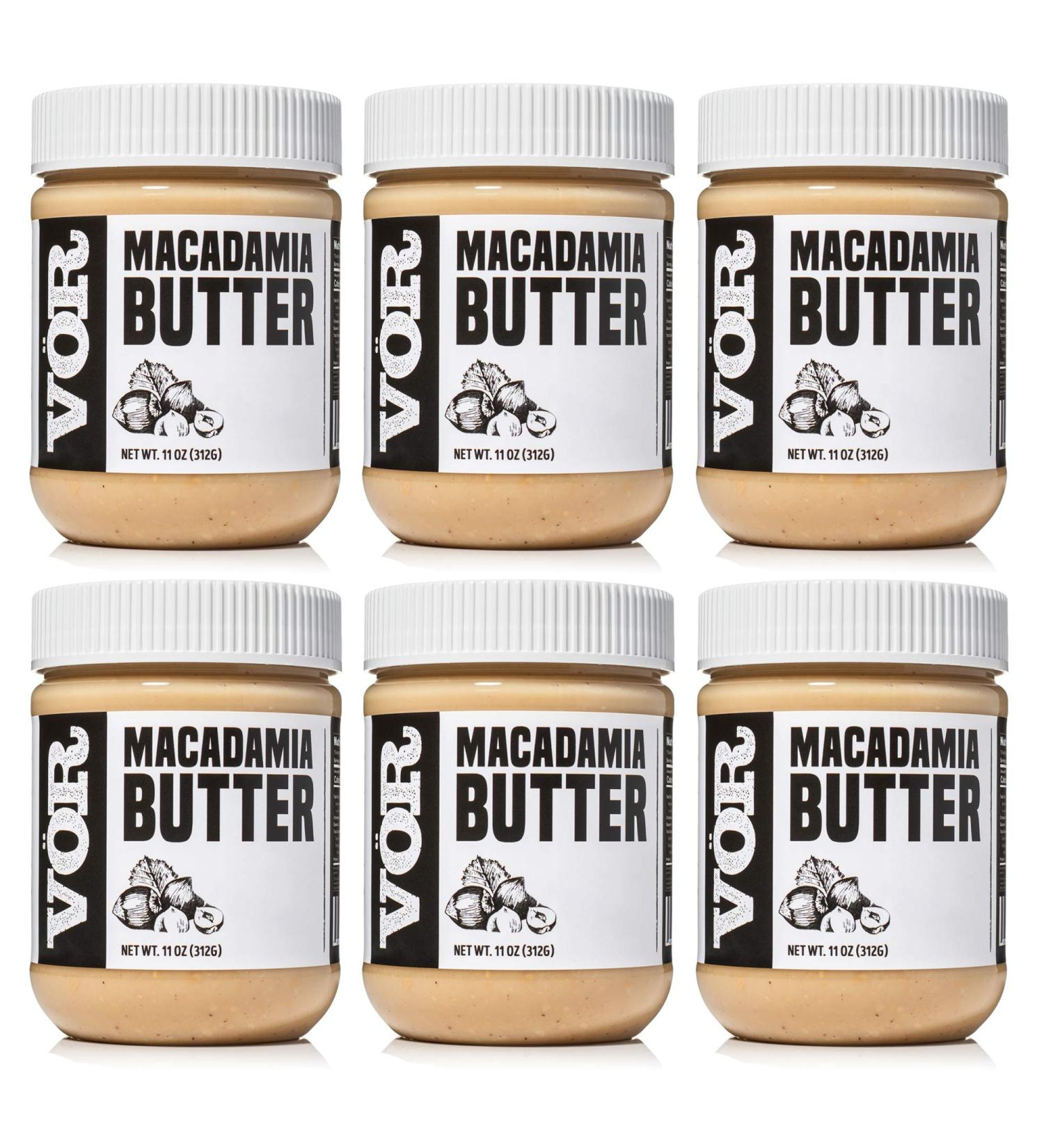 V r Premium Pure Macadamia Nut Butter Spread - Vegan, Paleo, Keto, Whole 30 - 11oz (Pack of 6) - Buy Online on GoSupps.com