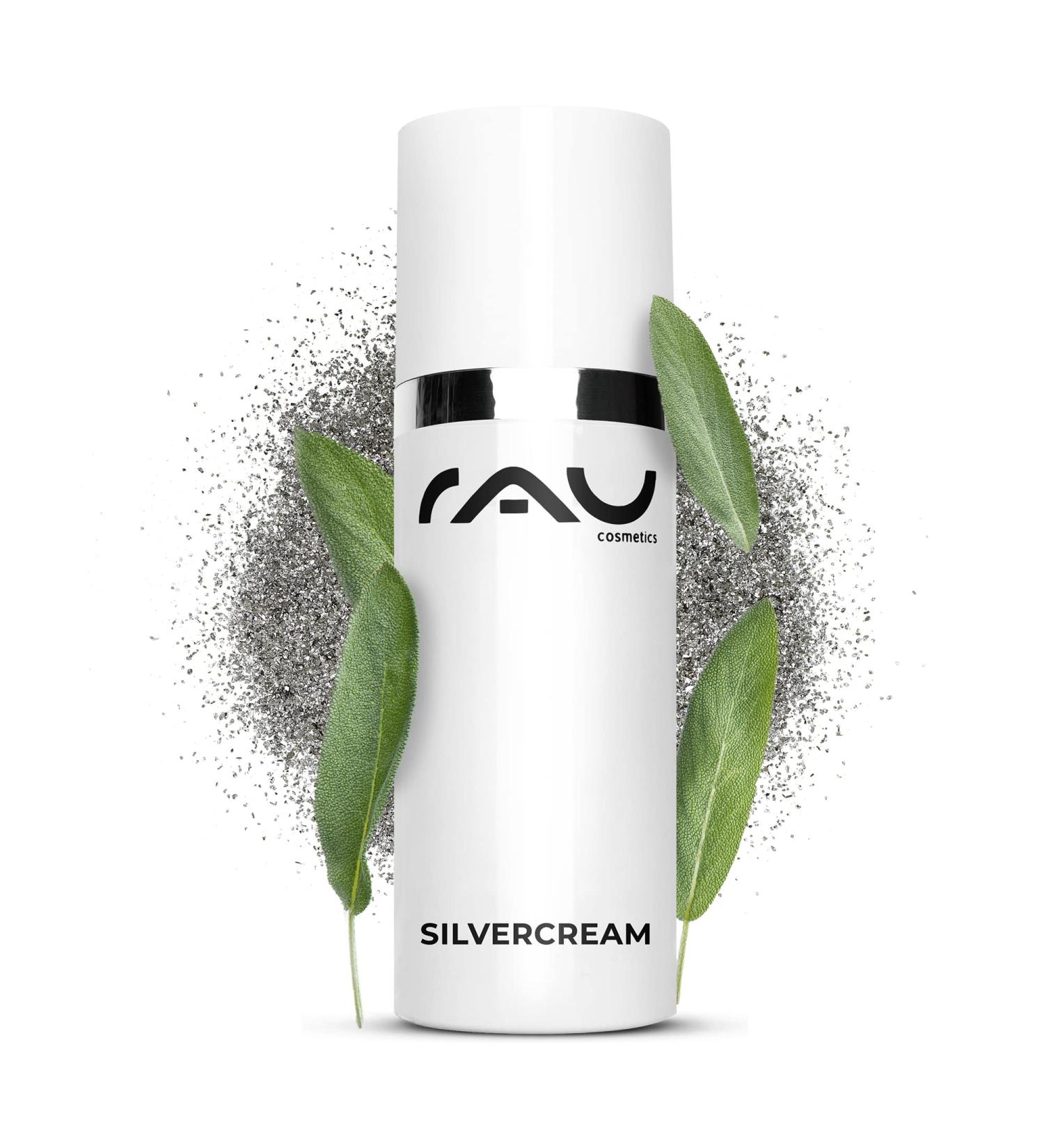 RAU Cosmetics RAU Cosmetics Silver Colloidal Silver Cream Against Impure Skin - With Practical Measuring Nozzle - Silvercream 50 ml for Acne - Anti-Pimple Cream with Zinc and Salicylic Acid (for - Buy Online on GoSupps.com