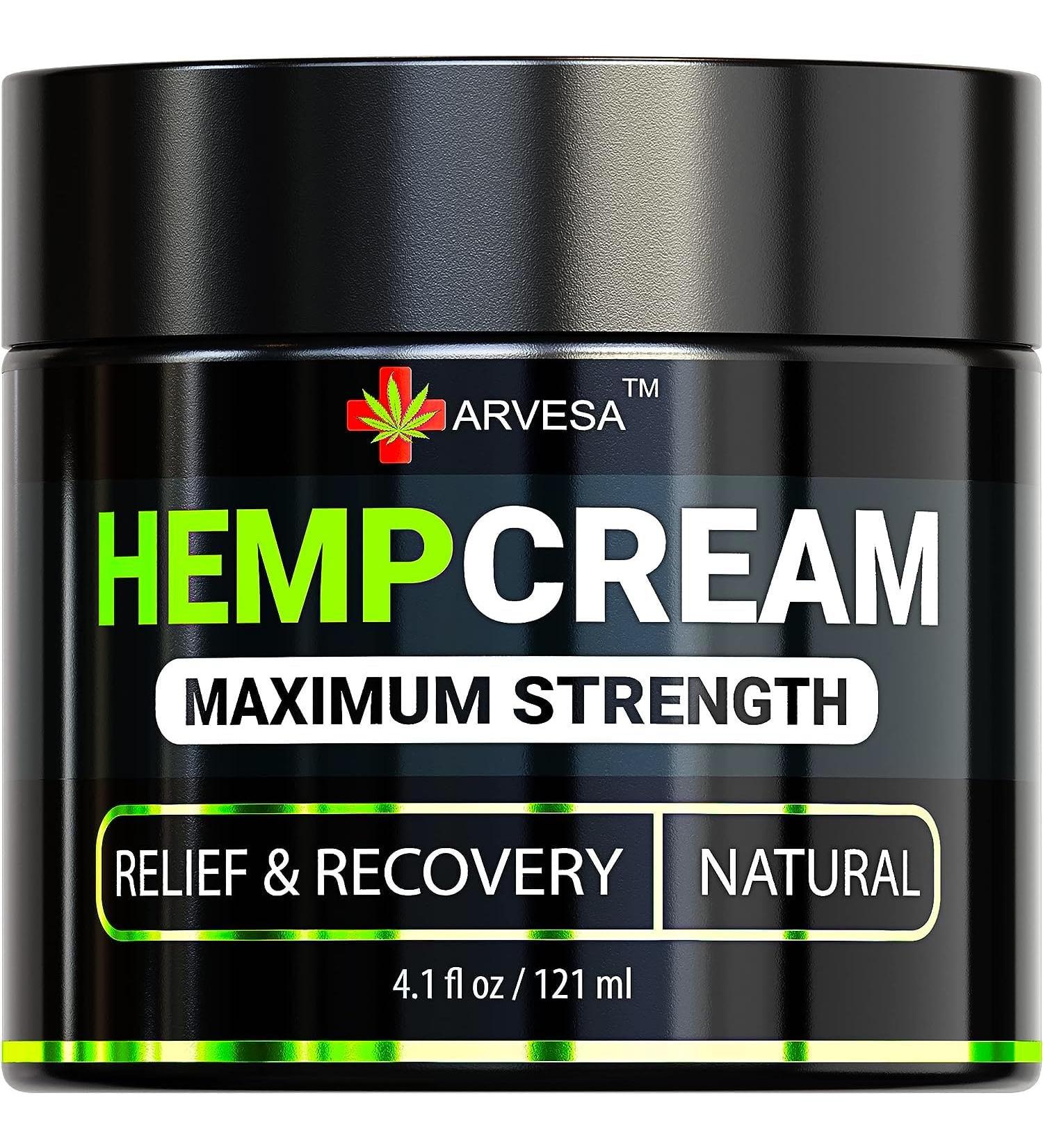 High Strength Hemp Cream Gel | Soothes Joints Muscles & Sore Areas | Natural Relief for Feet Knees Neck & Back - Buy Online on GoSupps.com