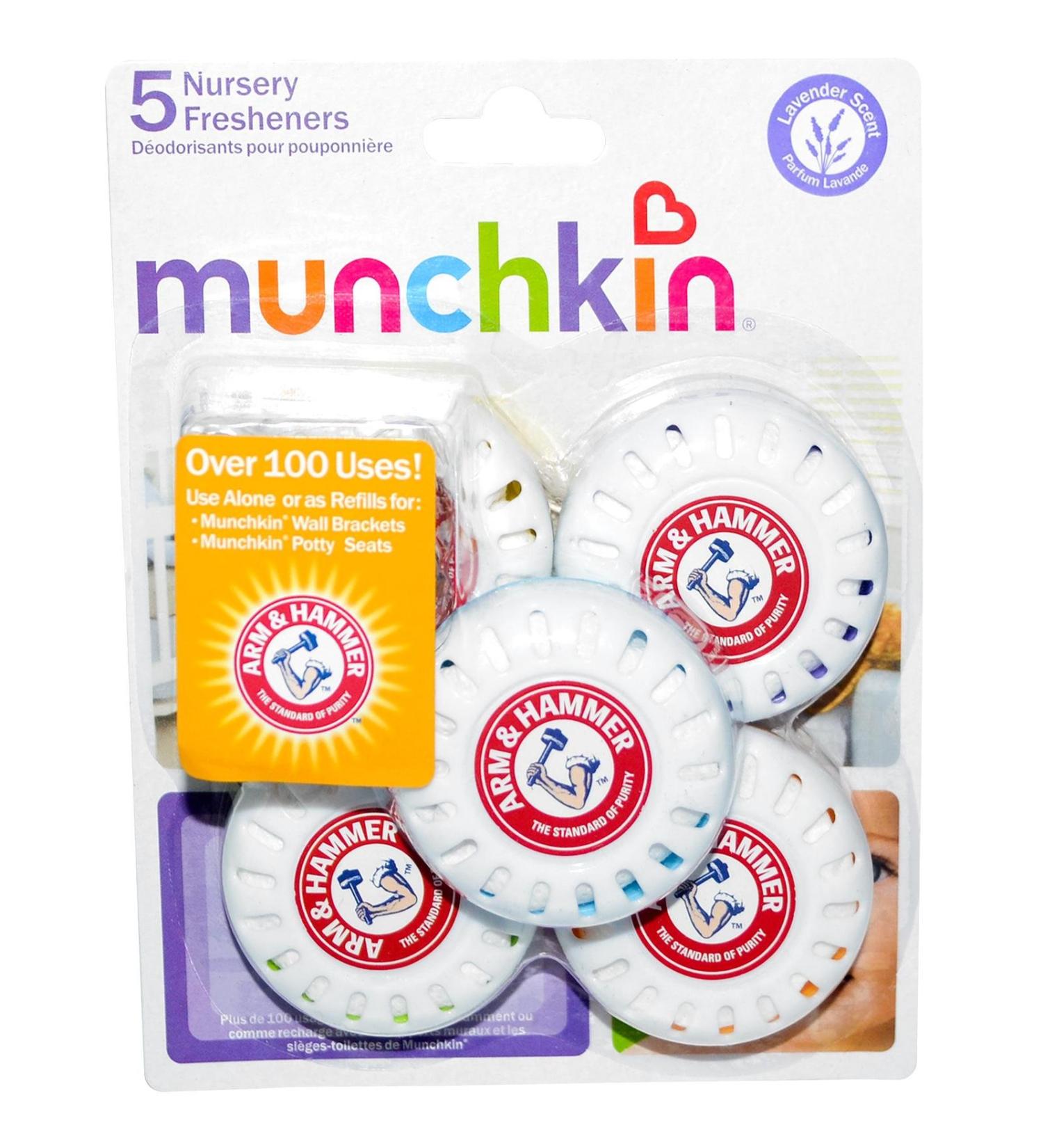 Munchkin Arm and Hammer Nursery Fresheners 5 Pack Lavender or Citrus