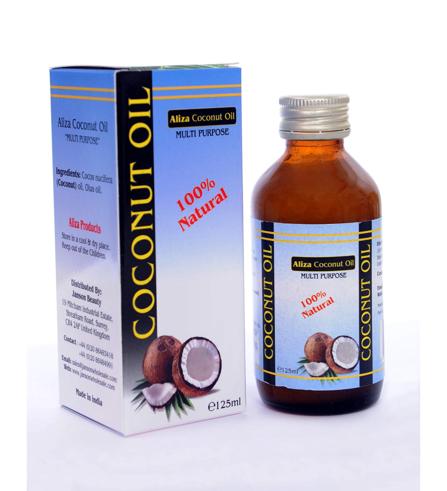 Aliza Coconut Oil 125ml - 100% Natural - Buy Online on GoSupps.com