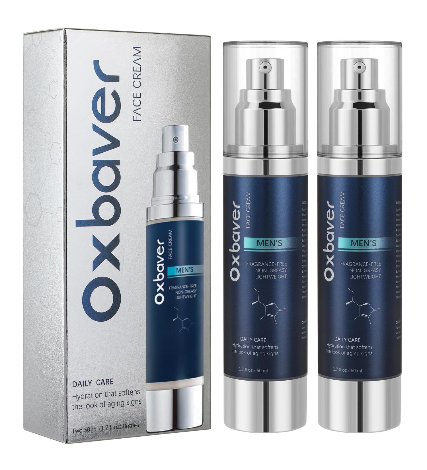 Face Cream for Men: 6-in-1 for Men Face Moisturizer with Collagen and Retinol for Deep Hydration All Day and to Reduce the Look of Aging Signs 1.7 Fl Oz (Pack of 2) - Buy Online on GoSupps.com