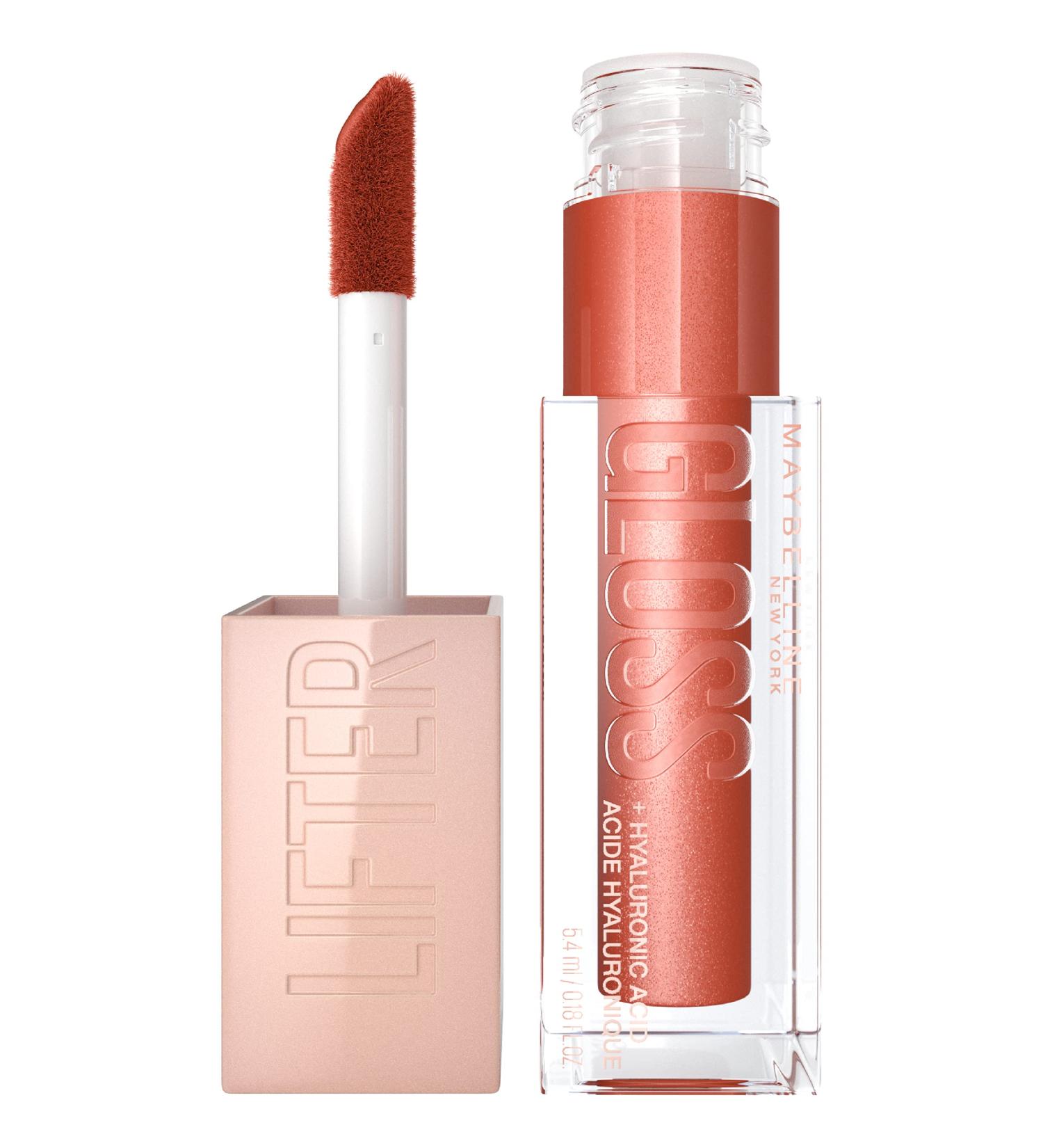 Maybelline Lifter Gloss Hydrating Lip Gloss with Hyaluronic Acid - Sand Rose Neutral - 0.18 Fl Oz - Buy Online on GoSupps.com