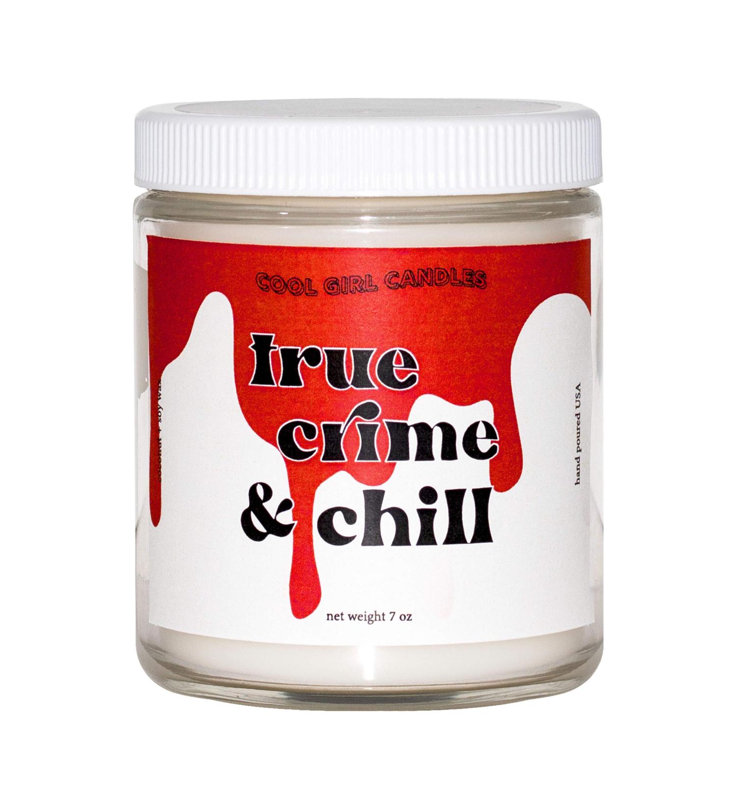 Cool Girl Candles | True Crime & Chill Coconut Hibiscus - Strong Scented Clean Burning All Natural Soy Wax | Funny Gifts | 8.5 fl oz - Buy Online on GoSupps.com