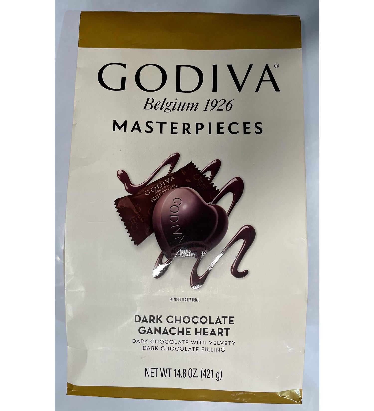 Godiva Belgium 1926 Dark Chocolate Hearts 14.8 Oz - Iconic Masterpieces - Buy Online on GoSupps.com